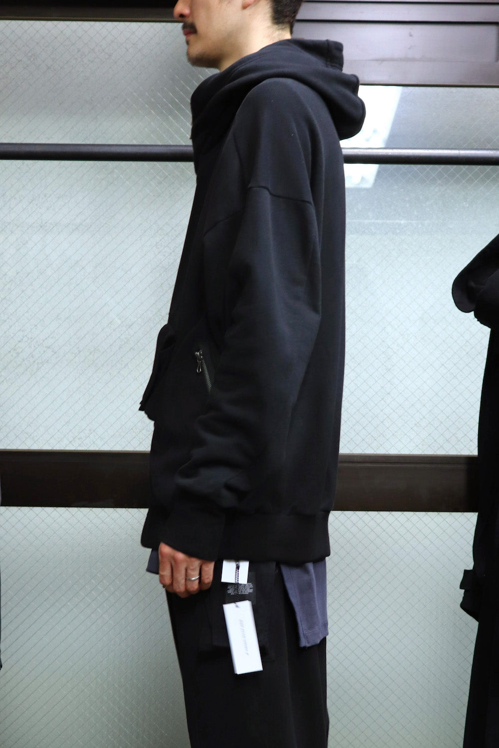 CONTRAST HOODIE Black