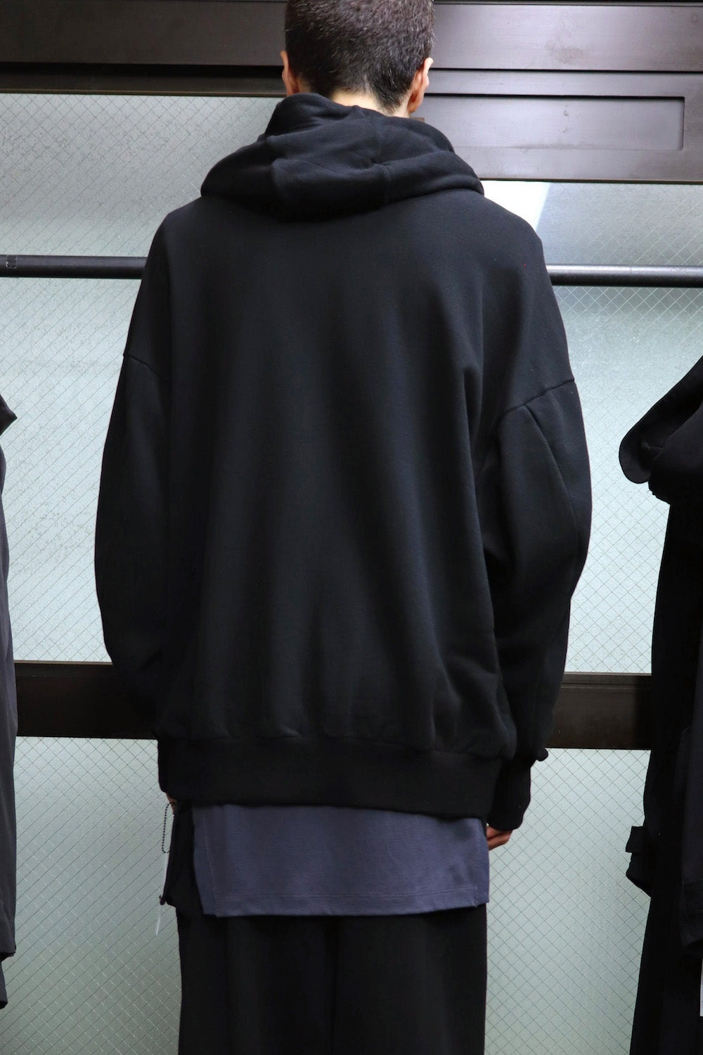 CONTRAST HOODIE Black