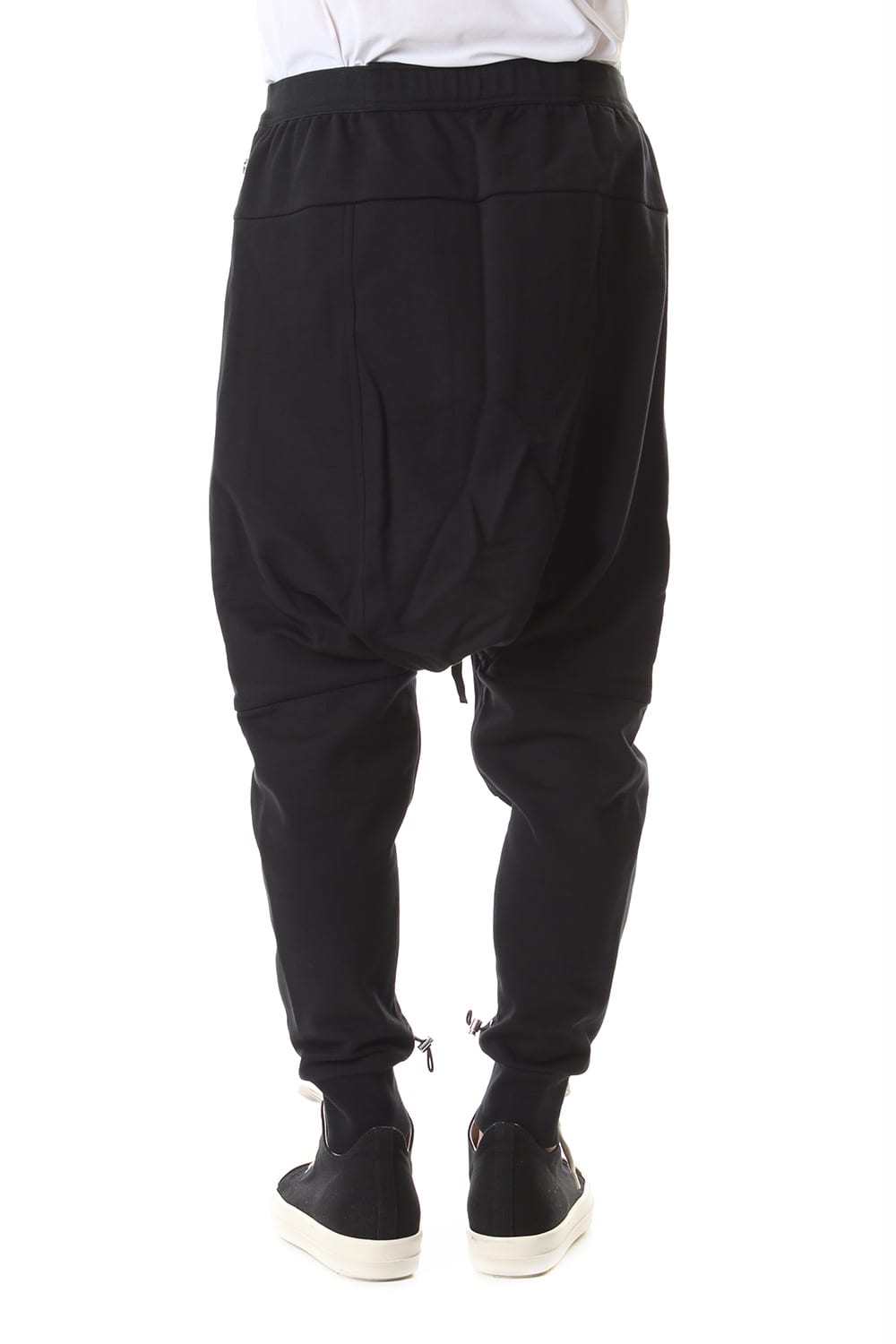Middle fleece surrouel pants Black