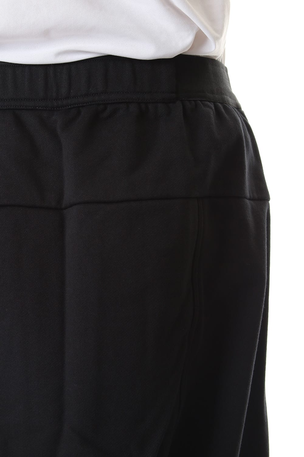 Middle fleece surrouel pants Black