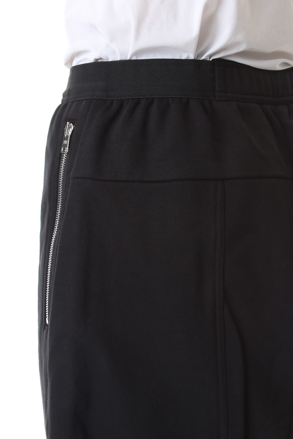 Middle fleece surrouel pants Black