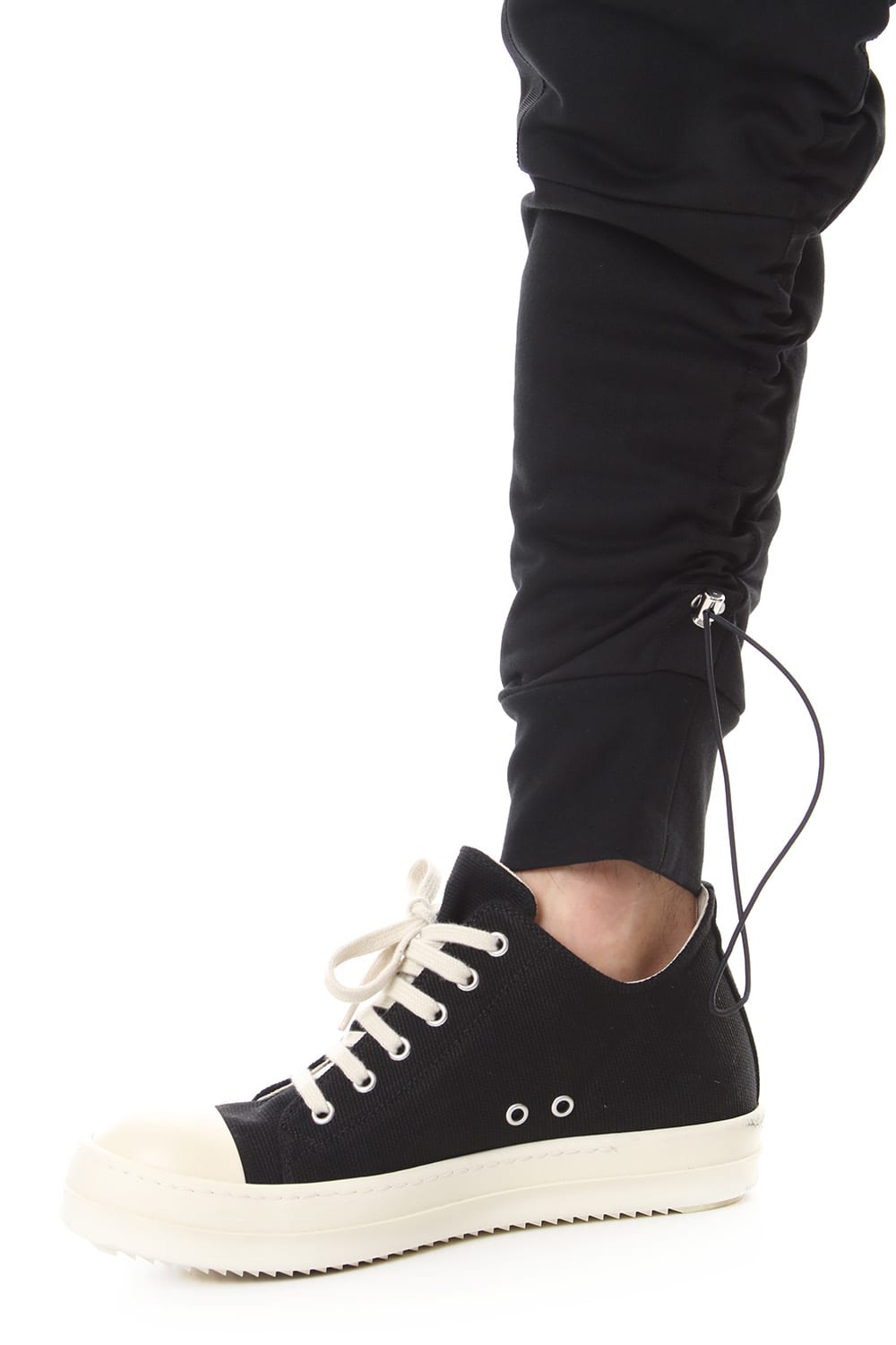 Middle fleece surrouel pants Black