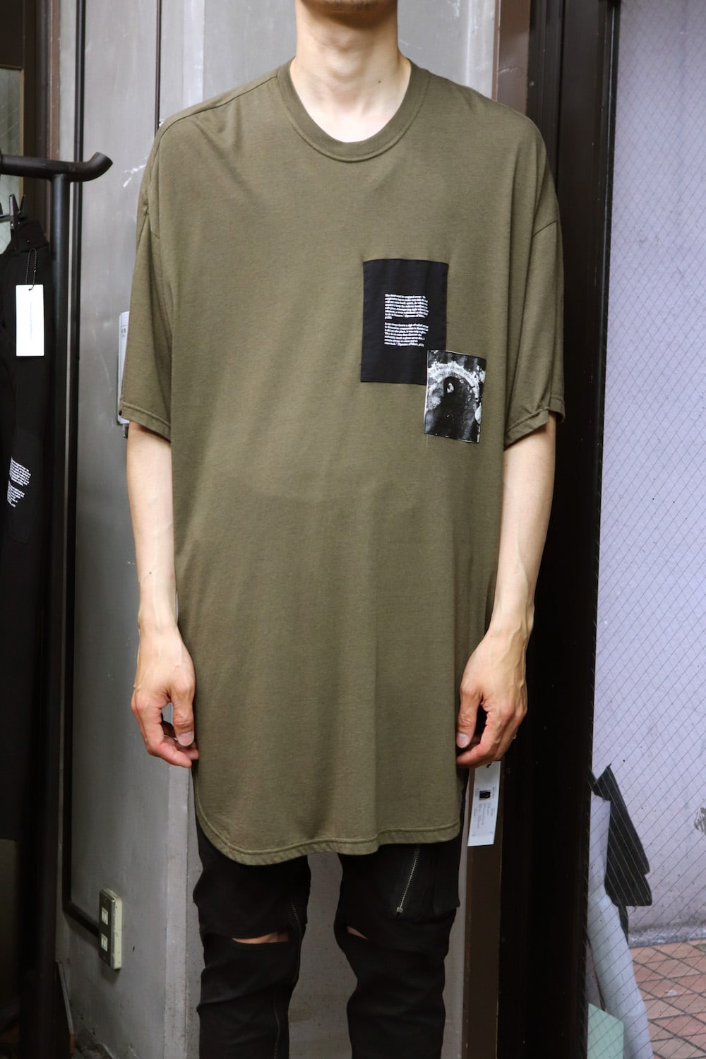 PATCH PRINT OS T-SHIRT Khaki