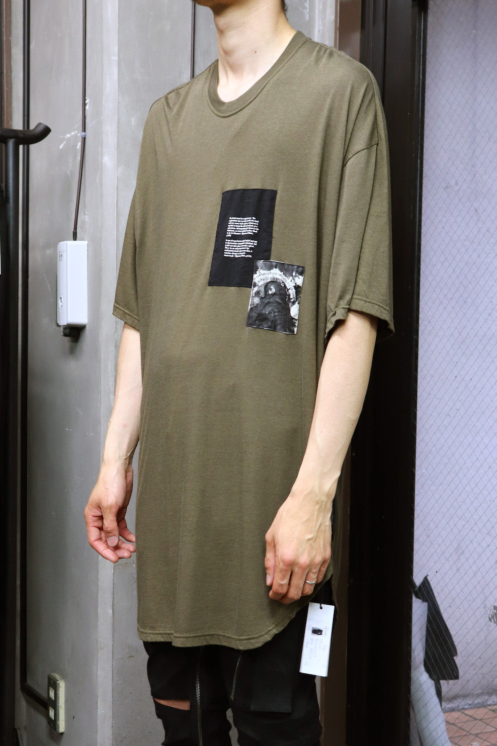 PATCH PRINT OS T-SHIRT Khaki