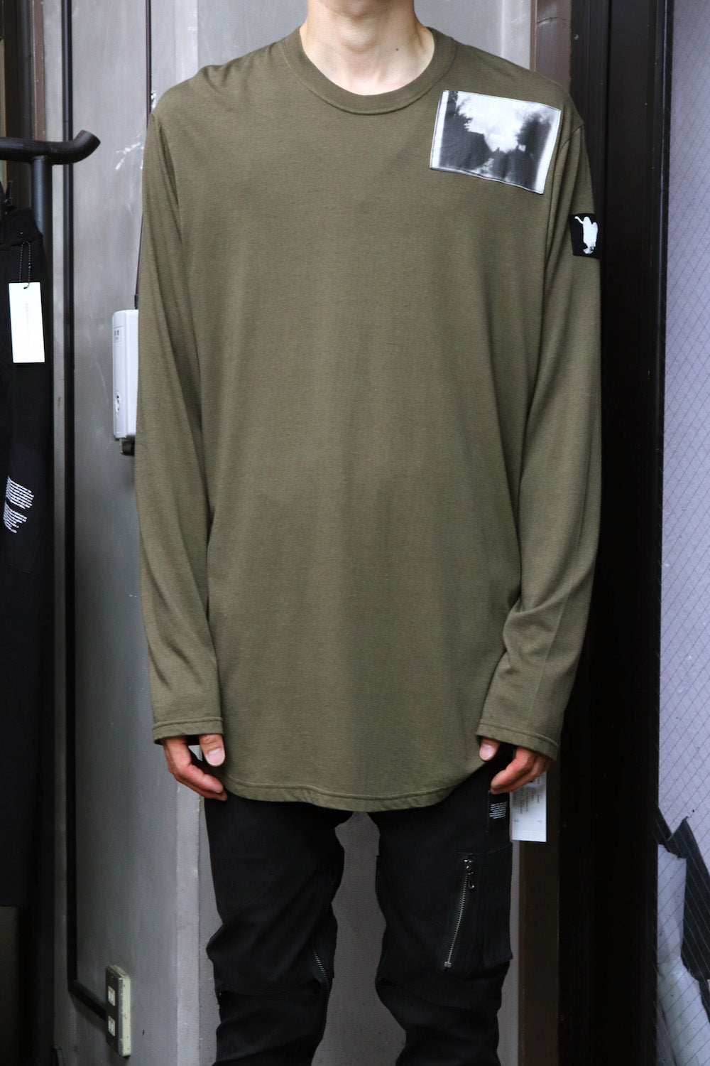 PATCH PRINT SHIRT Khaki