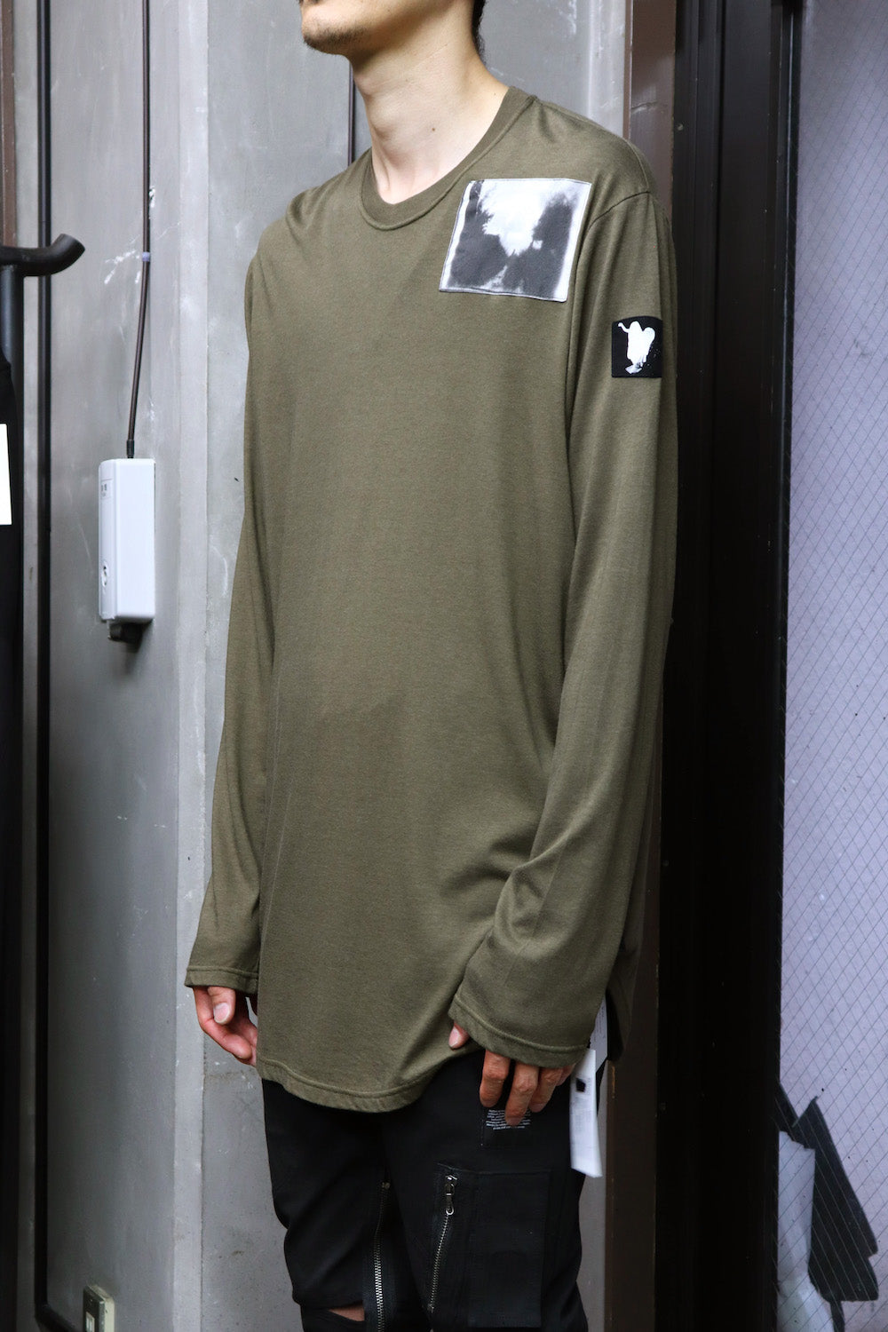 PATCH PRINT SHIRT Khaki