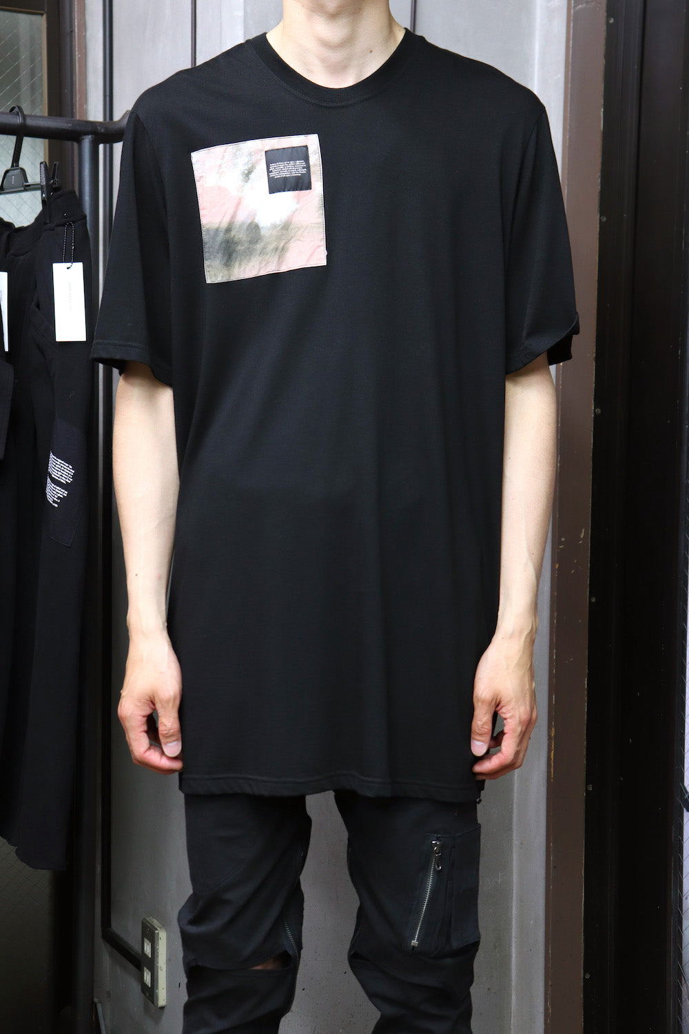 PATCH PRINT T-SHIRT Black