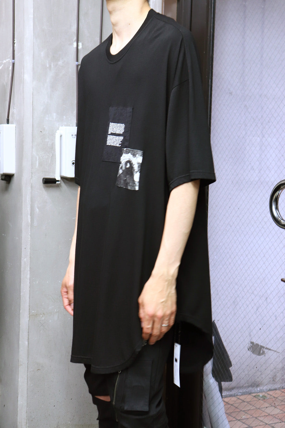 PATCH PRINT OS T-SHIRT Black