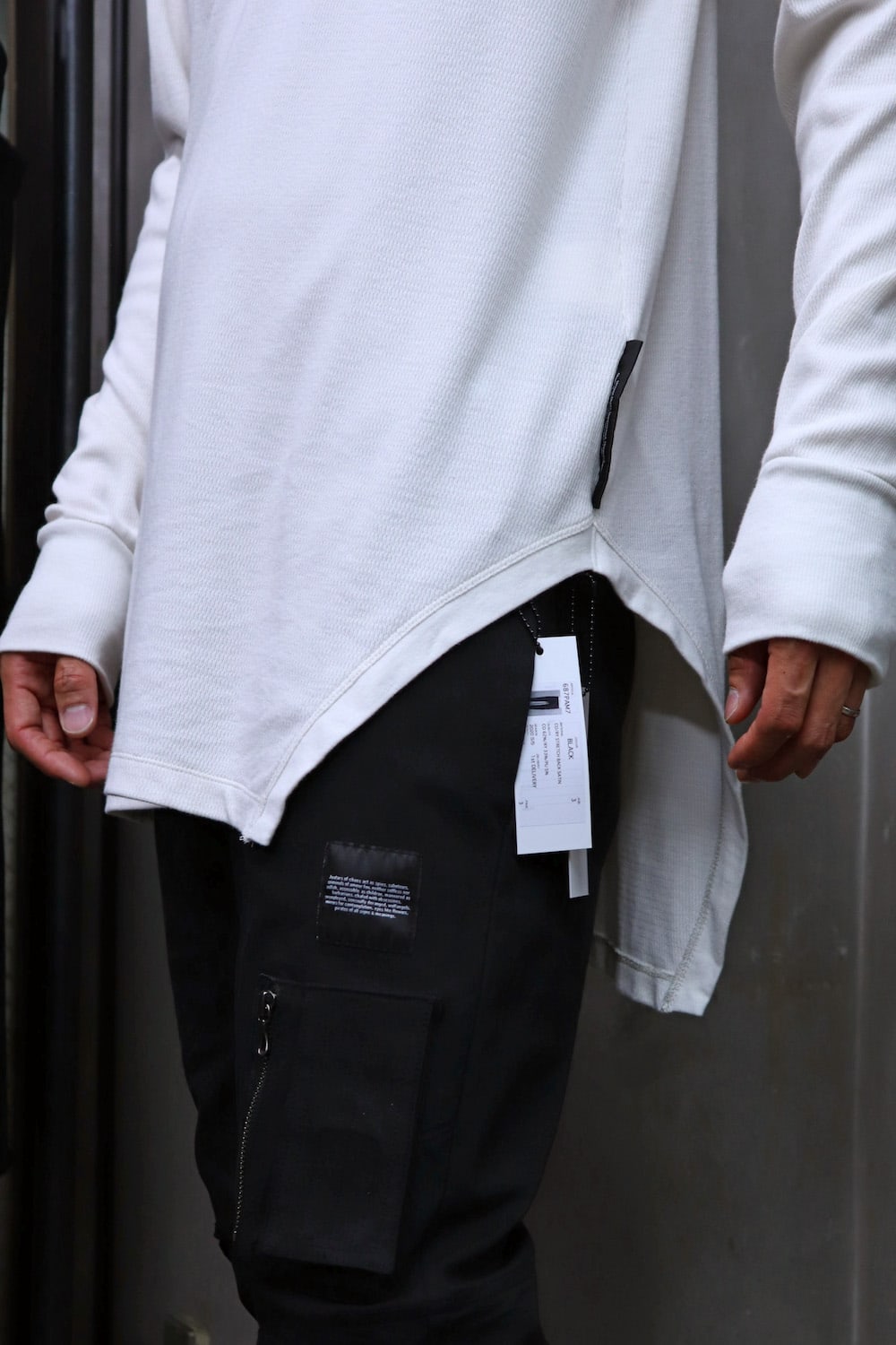 FRAMED HEM SHIRT Plaster