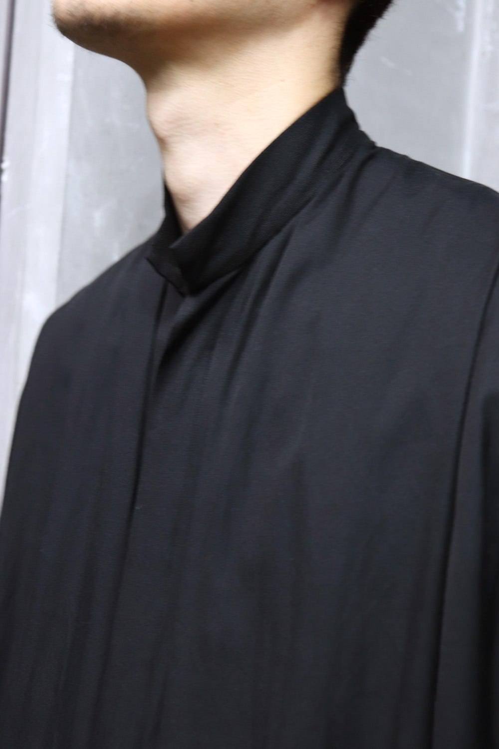 FRONT TUCK SHIRT Black