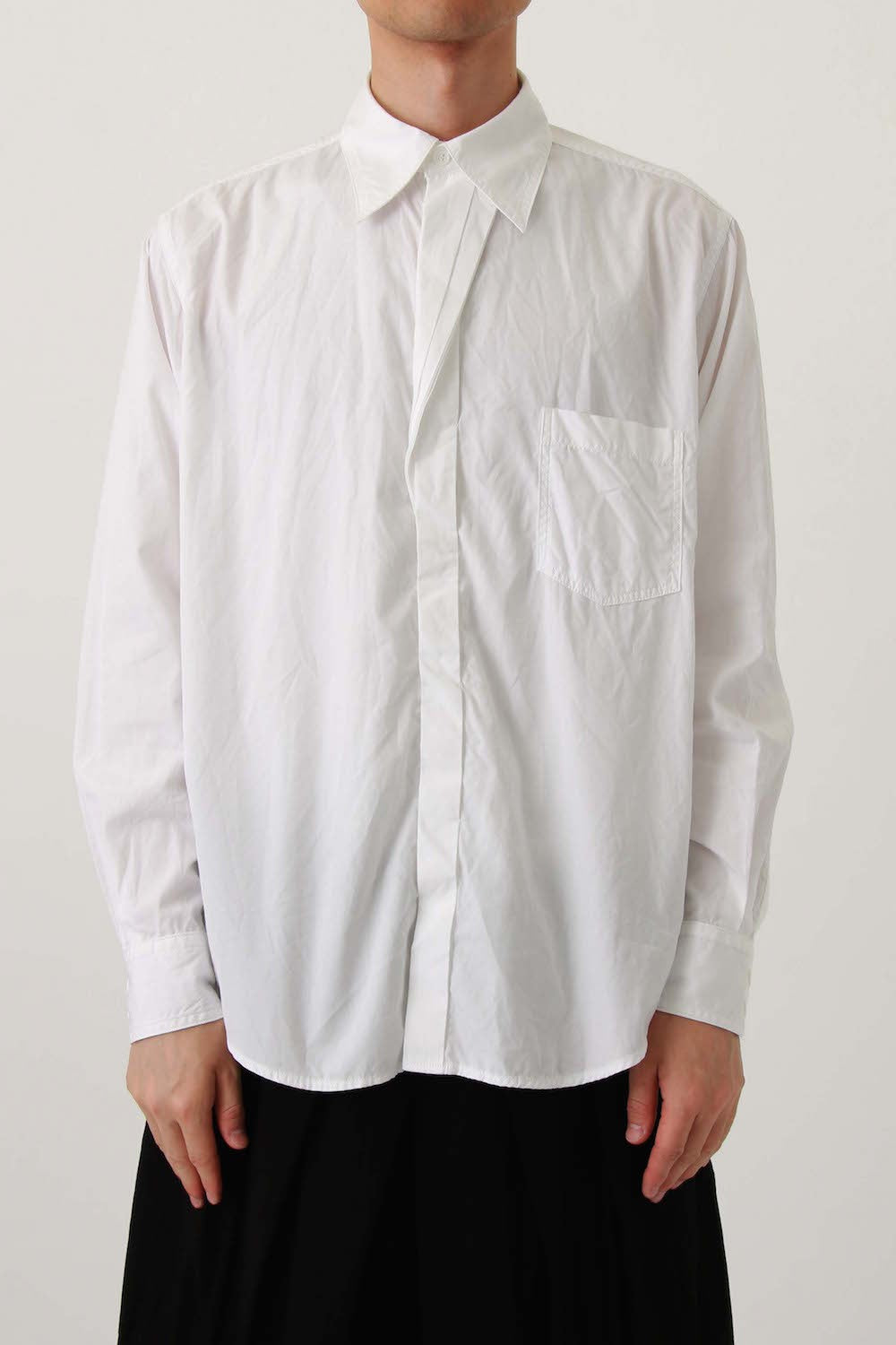 Twist Front Basic Shirt