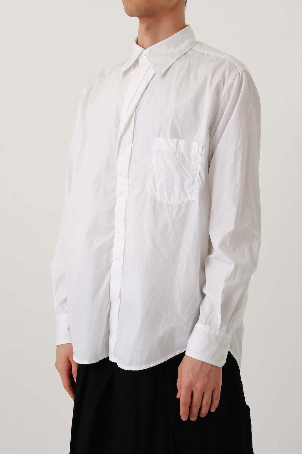 Twist Front Basic Shirt