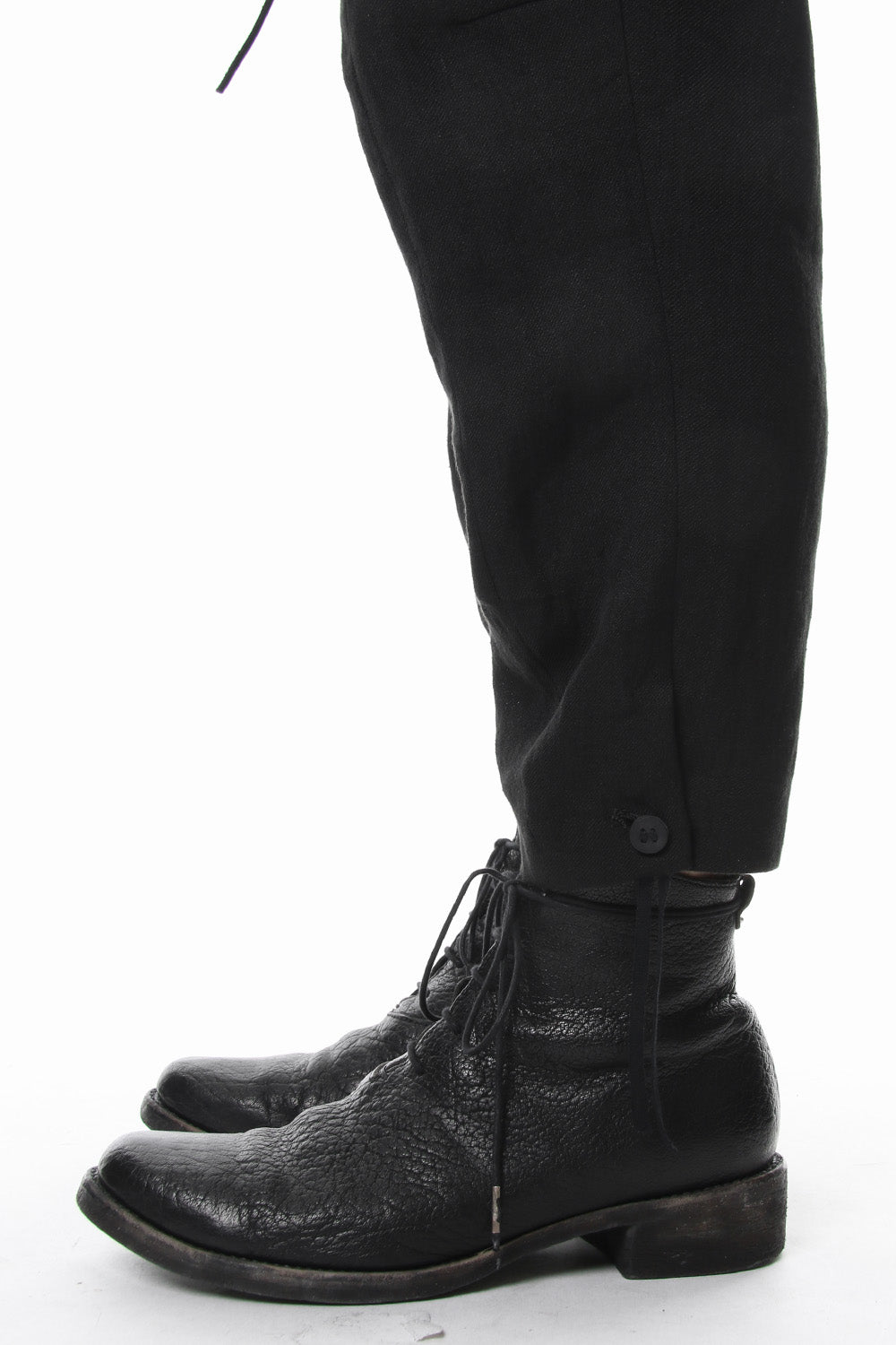 Linen tack tapered cropped pants - ST107-0049S