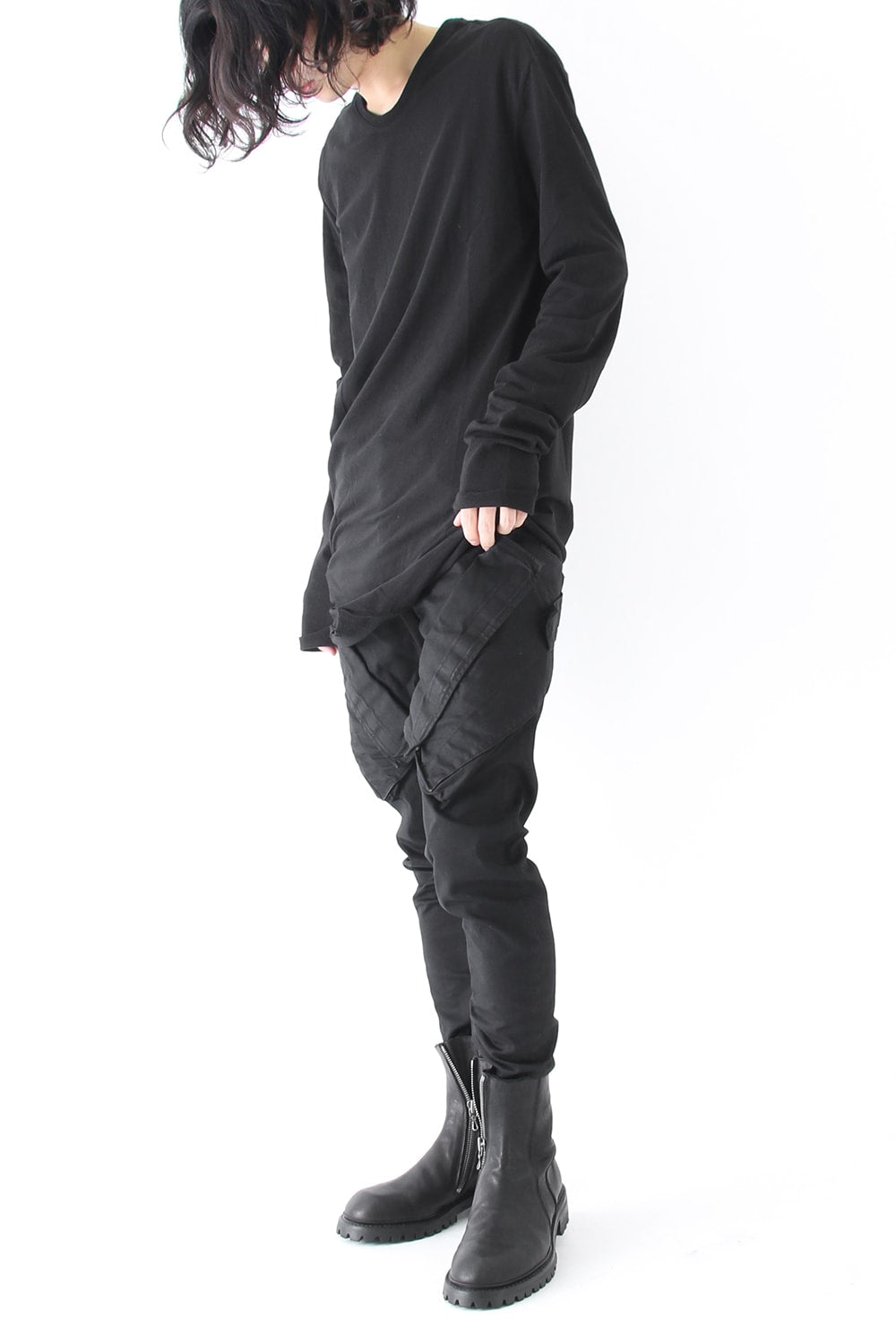 VERTICAL GASMASK CARGO PANTS