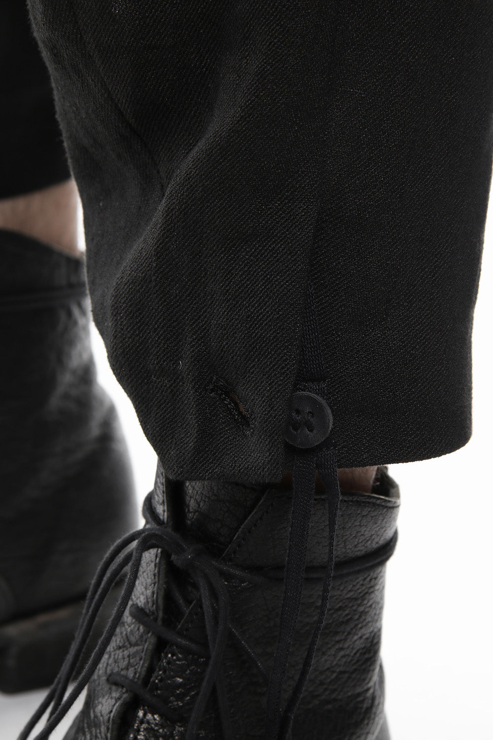 Linen tack tapered cropped pants - ST107-0049S