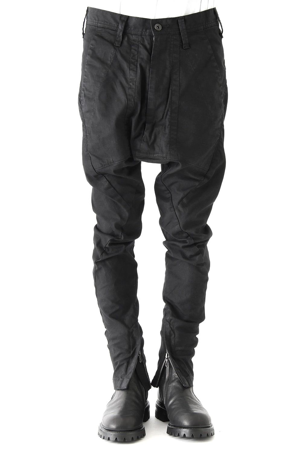 SEAMED FRONT CROTCH PANTS