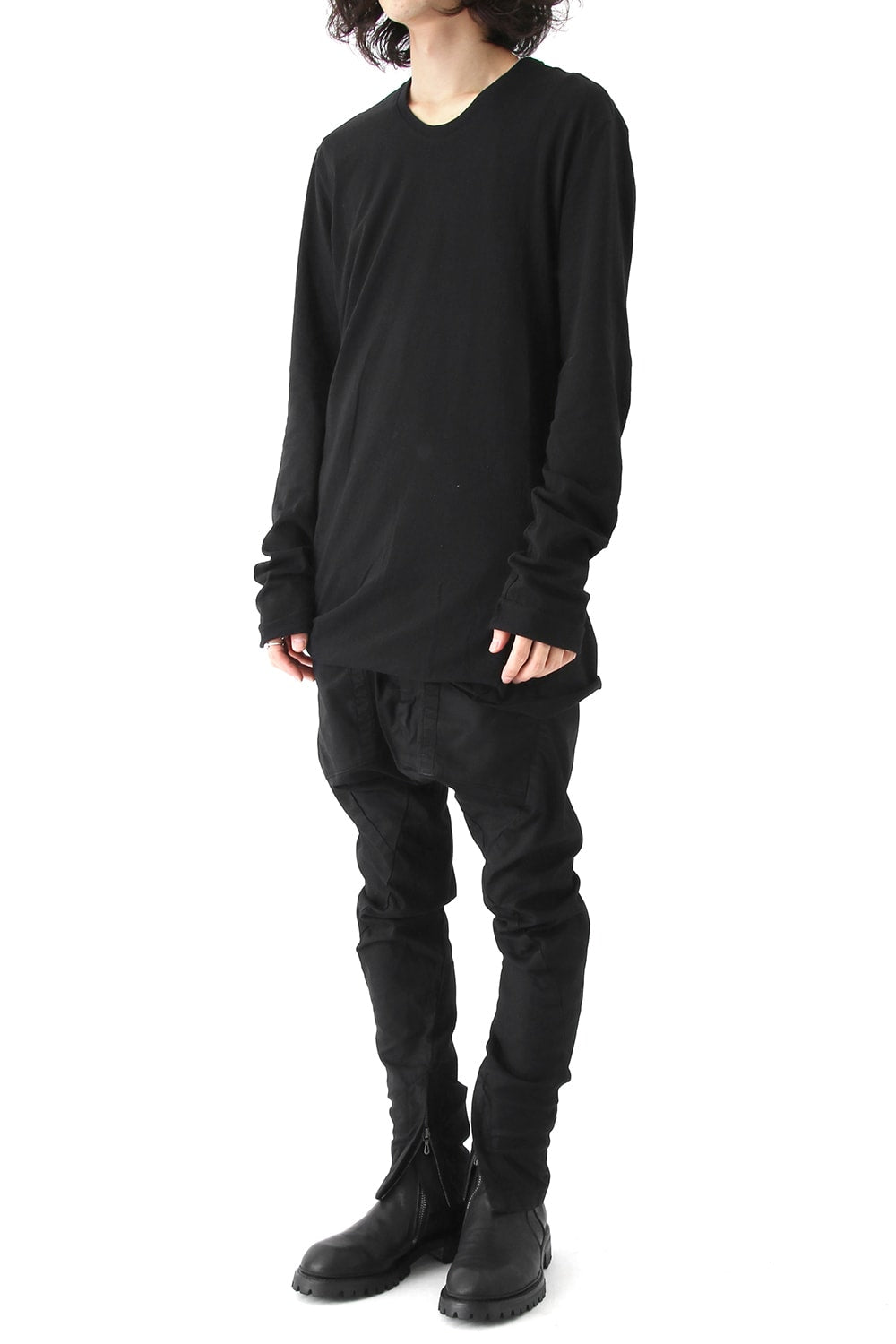 SEAMED FRONT CROTCH PANTS