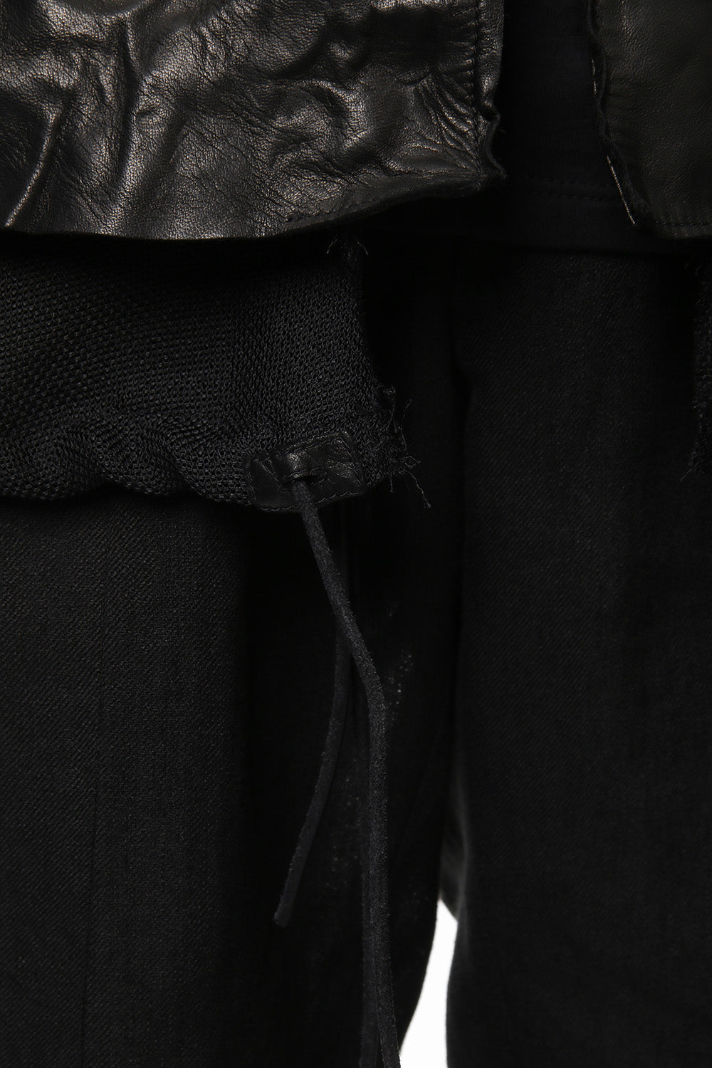 Horse leather zip up cardigan - ST105-0029S