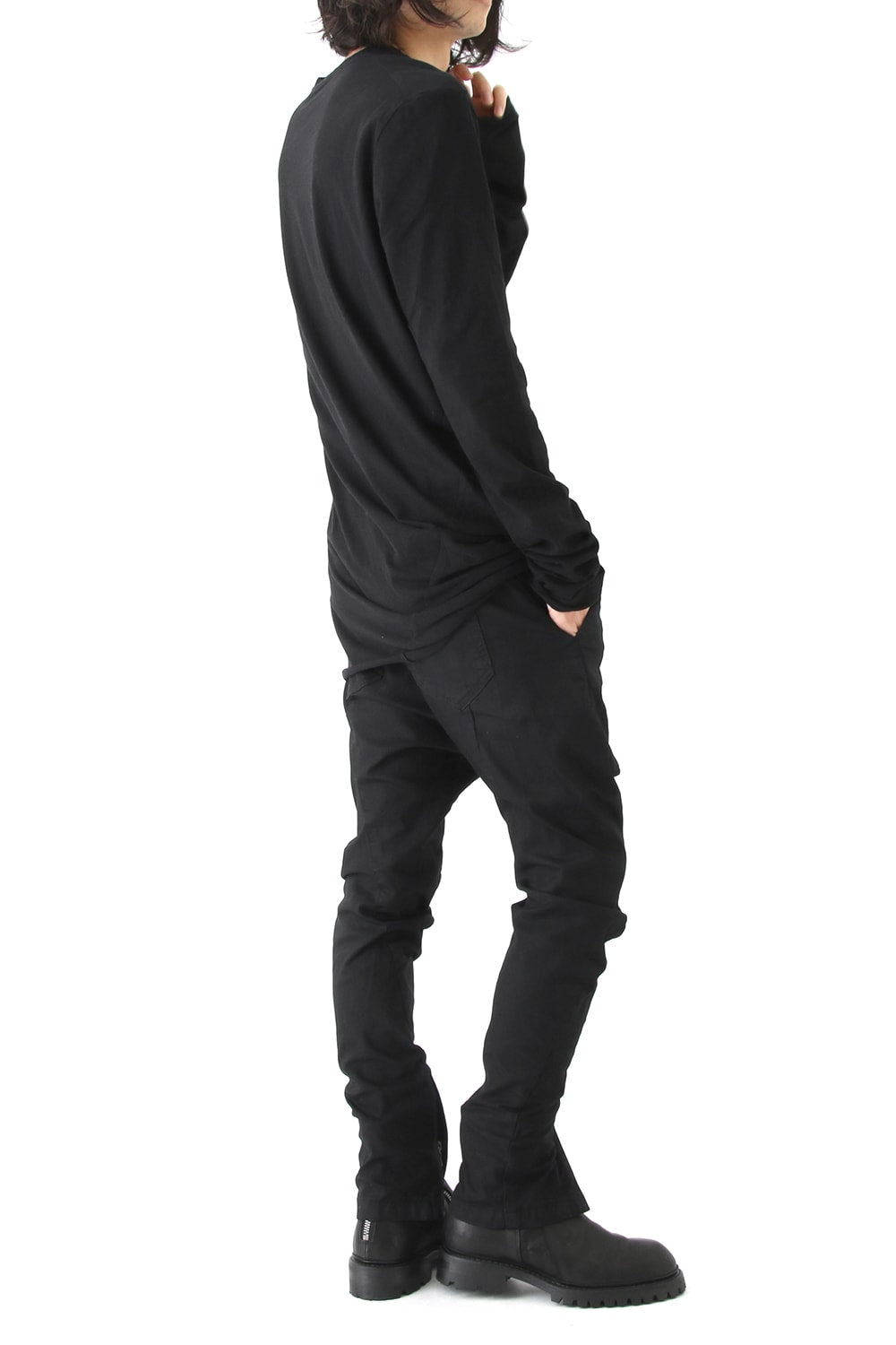 SEAMED FRONT CROTCH PANTS