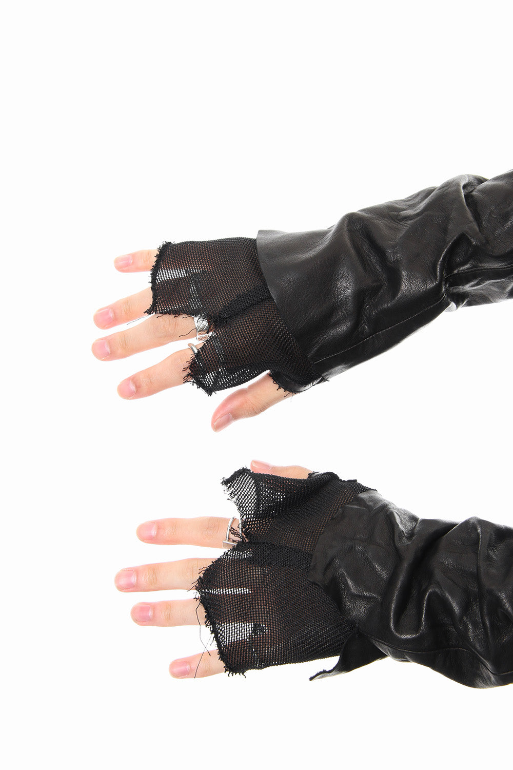 Horse leather zip up cardigan - ST105-0029S