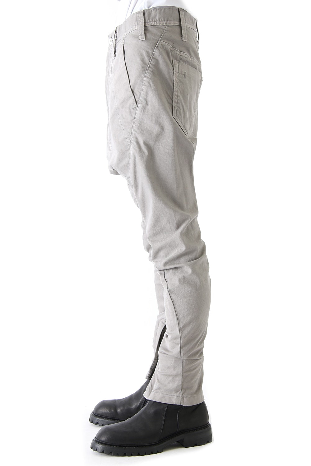 SEAMED FRONT CROTCH PANTS