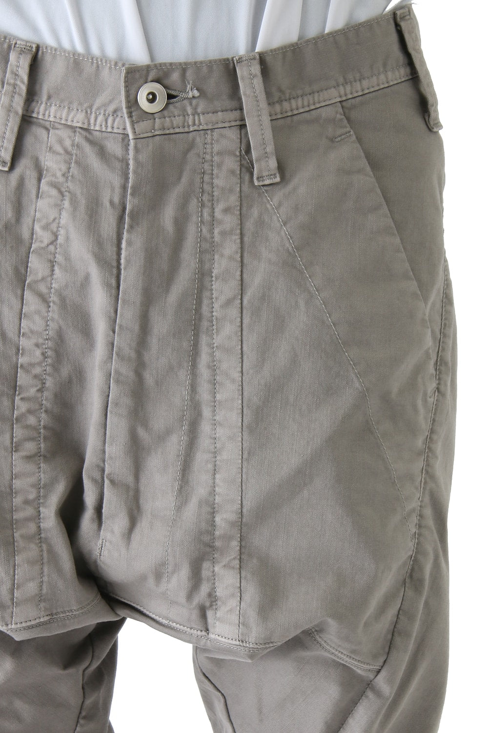 SEAMED FRONT CROTCH PANTS
