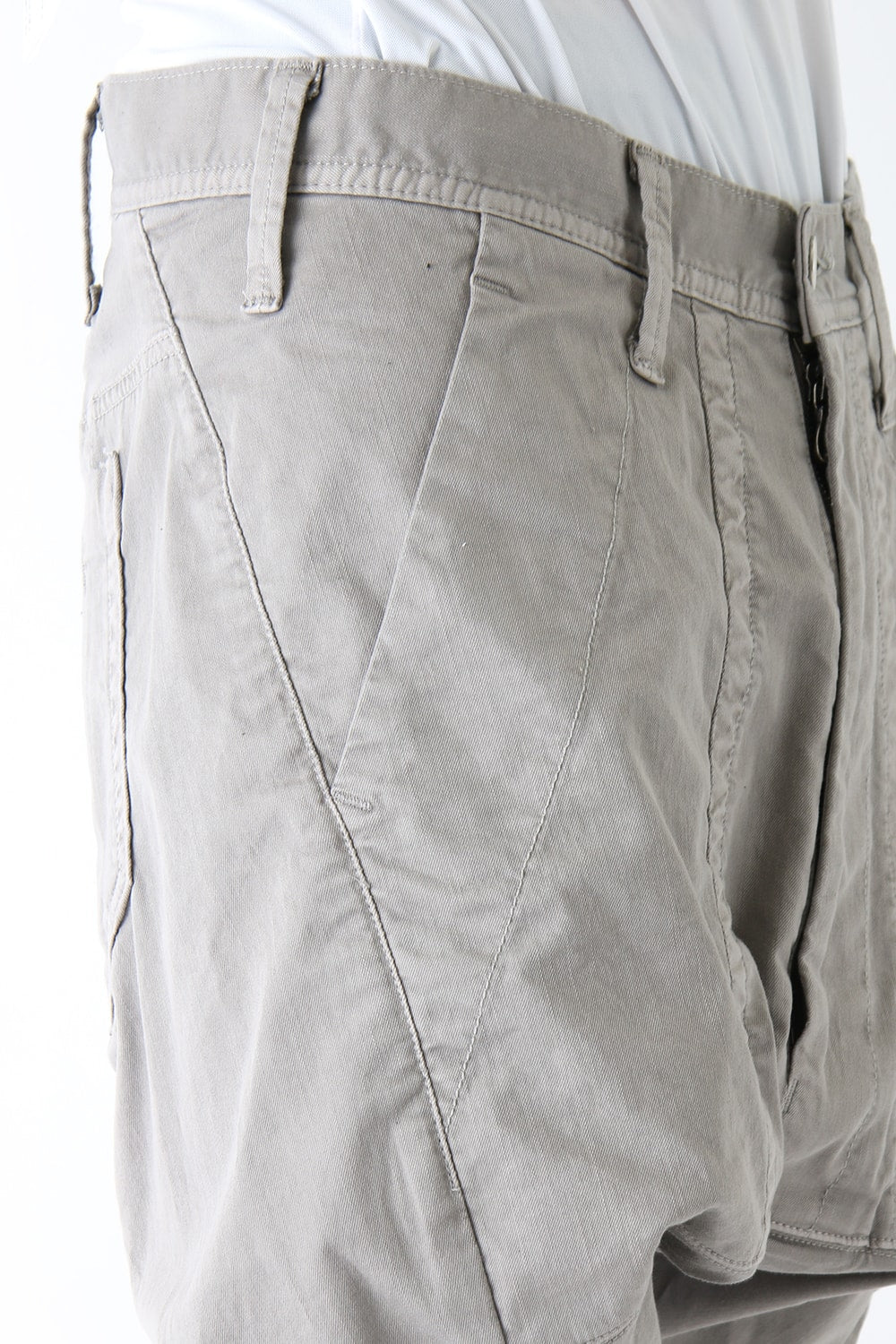 SEAMED FRONT CROTCH PANTS