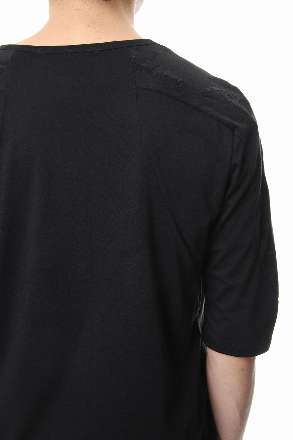 High Gauge India Embroidery 1/2 Sleeve T-shirt - ST101-0099S