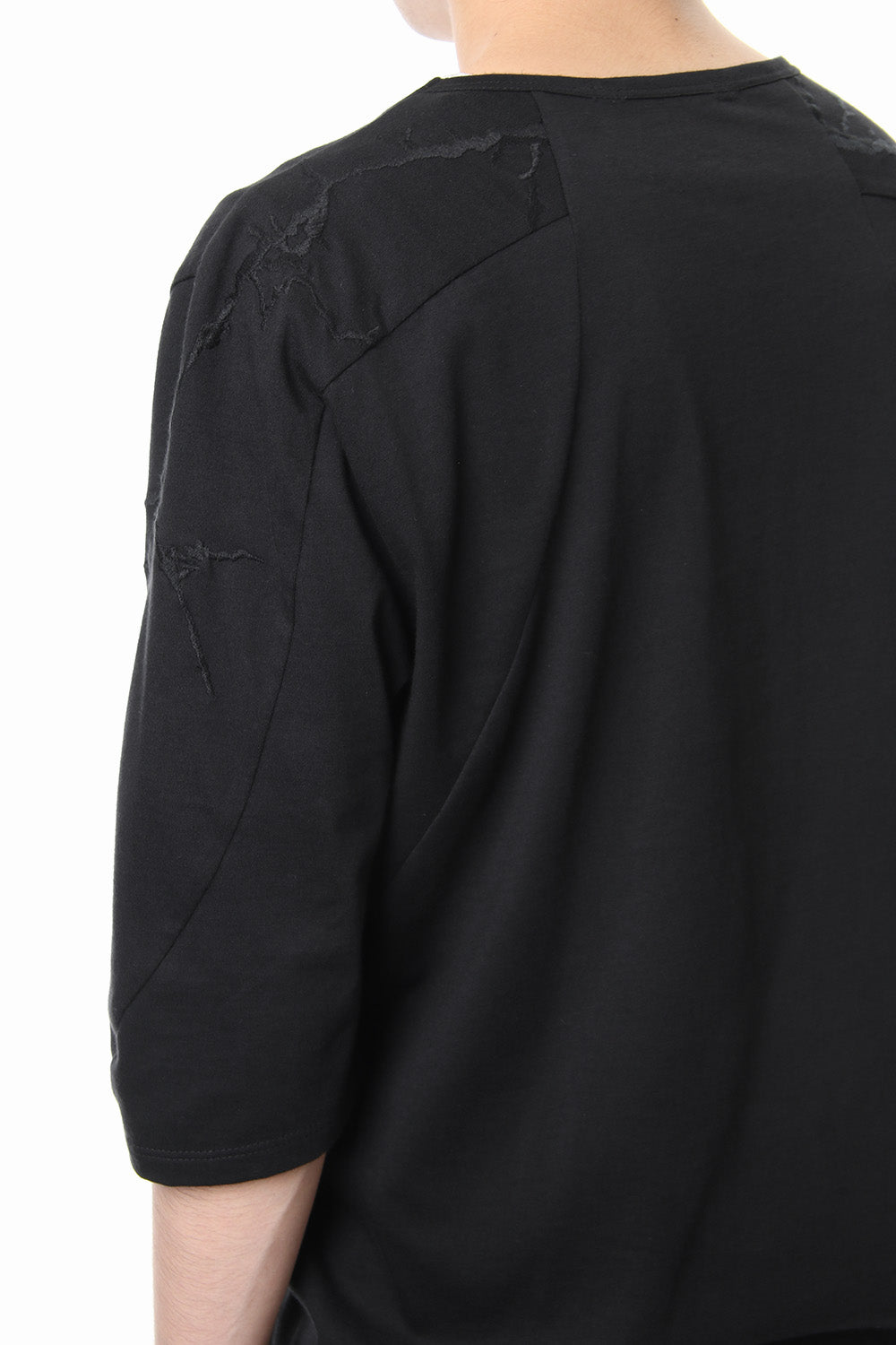 High Gauge India Embroidery 1/2 Sleeve T-shirt - ST101-0099S