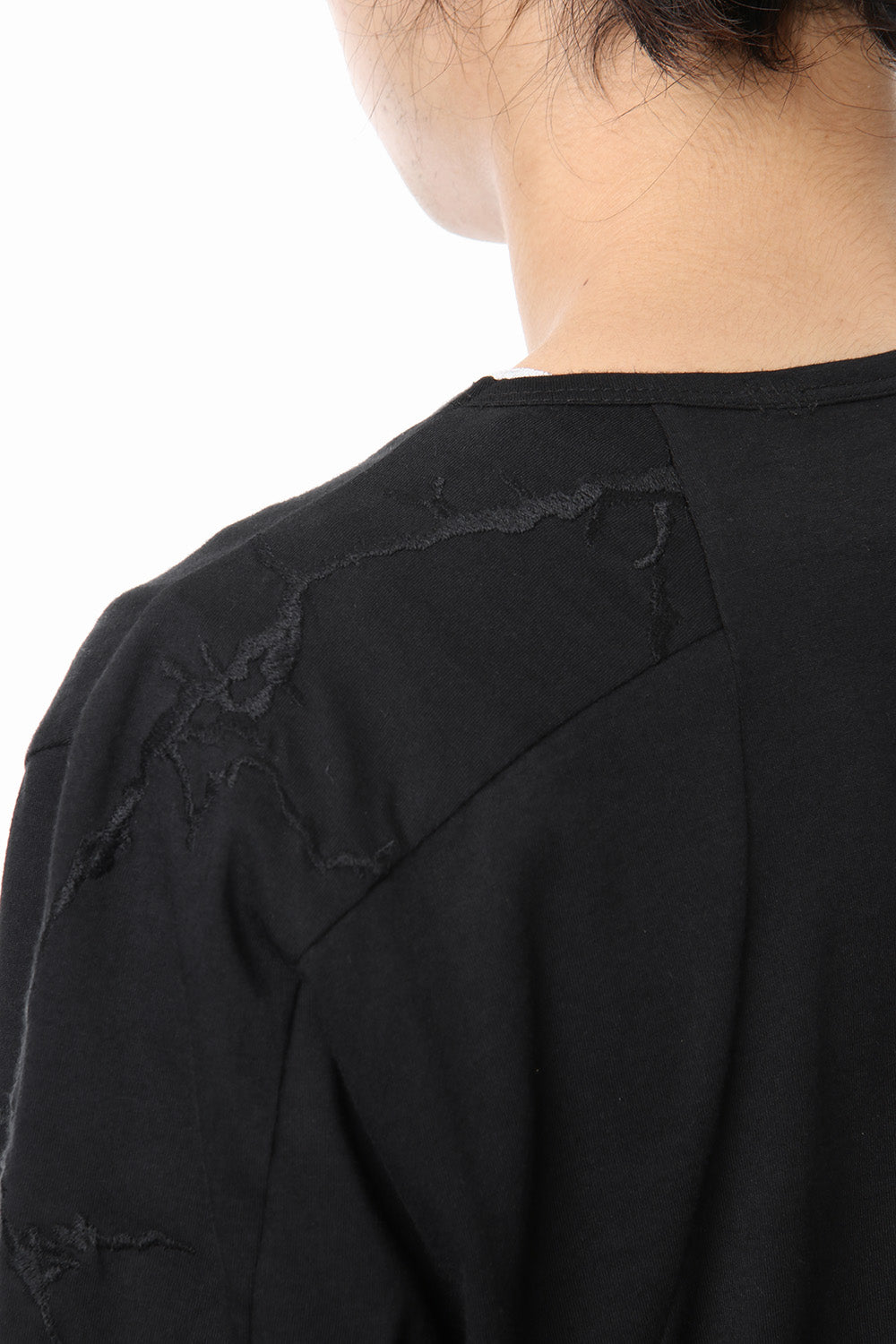 High Gauge India Embroidery 1/2 Sleeve T-shirt - ST101-0099S