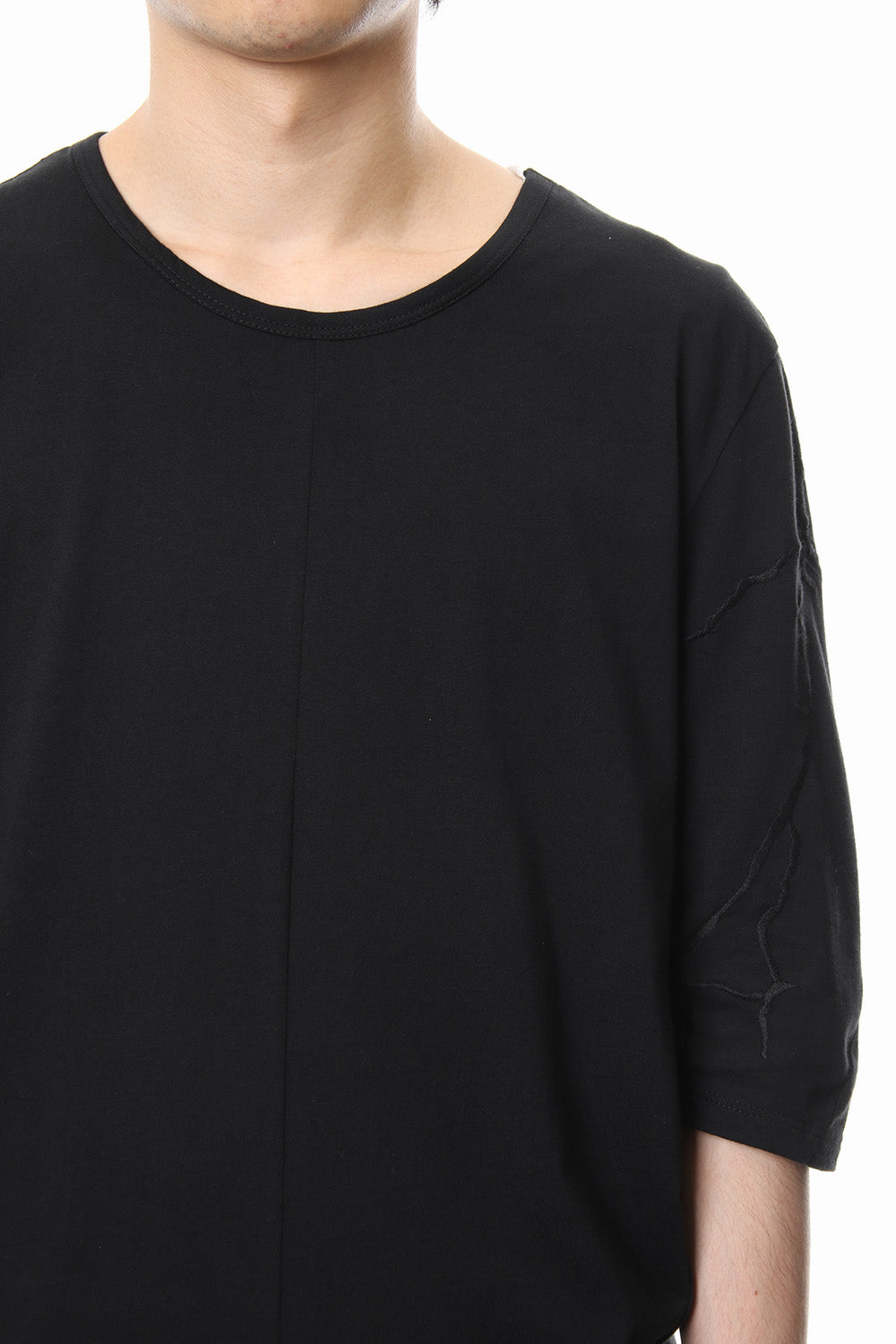 High Gauge India Embroidery 1/2 Sleeve T-shirt - ST101-0099S