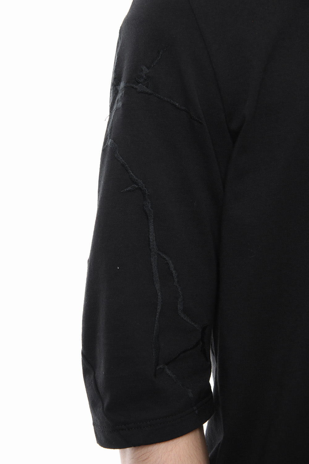 High Gauge India Embroidery 1/2 Sleeve T-shirt - ST101-0099S