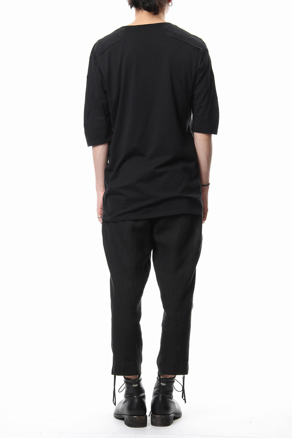 High Gauge India Embroidery 1/2 Sleeve T-shirt - ST101-0099S