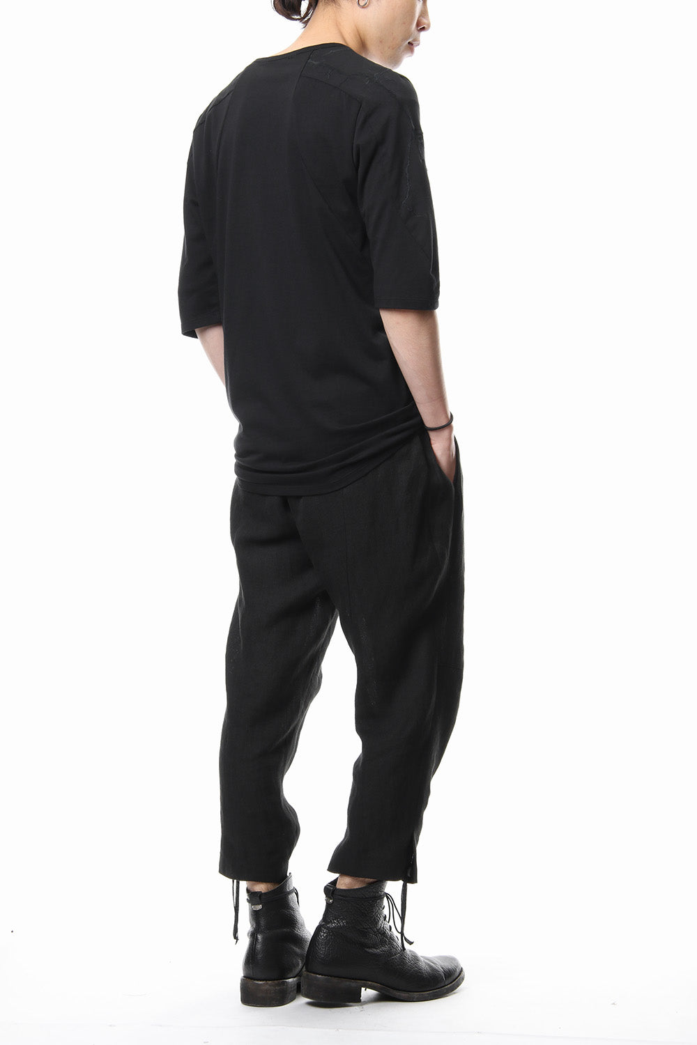 High Gauge India Embroidery 1/2 Sleeve T-shirt - ST101-0099S