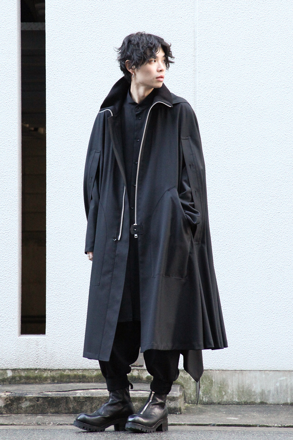 Hem rib line sarrouel pants