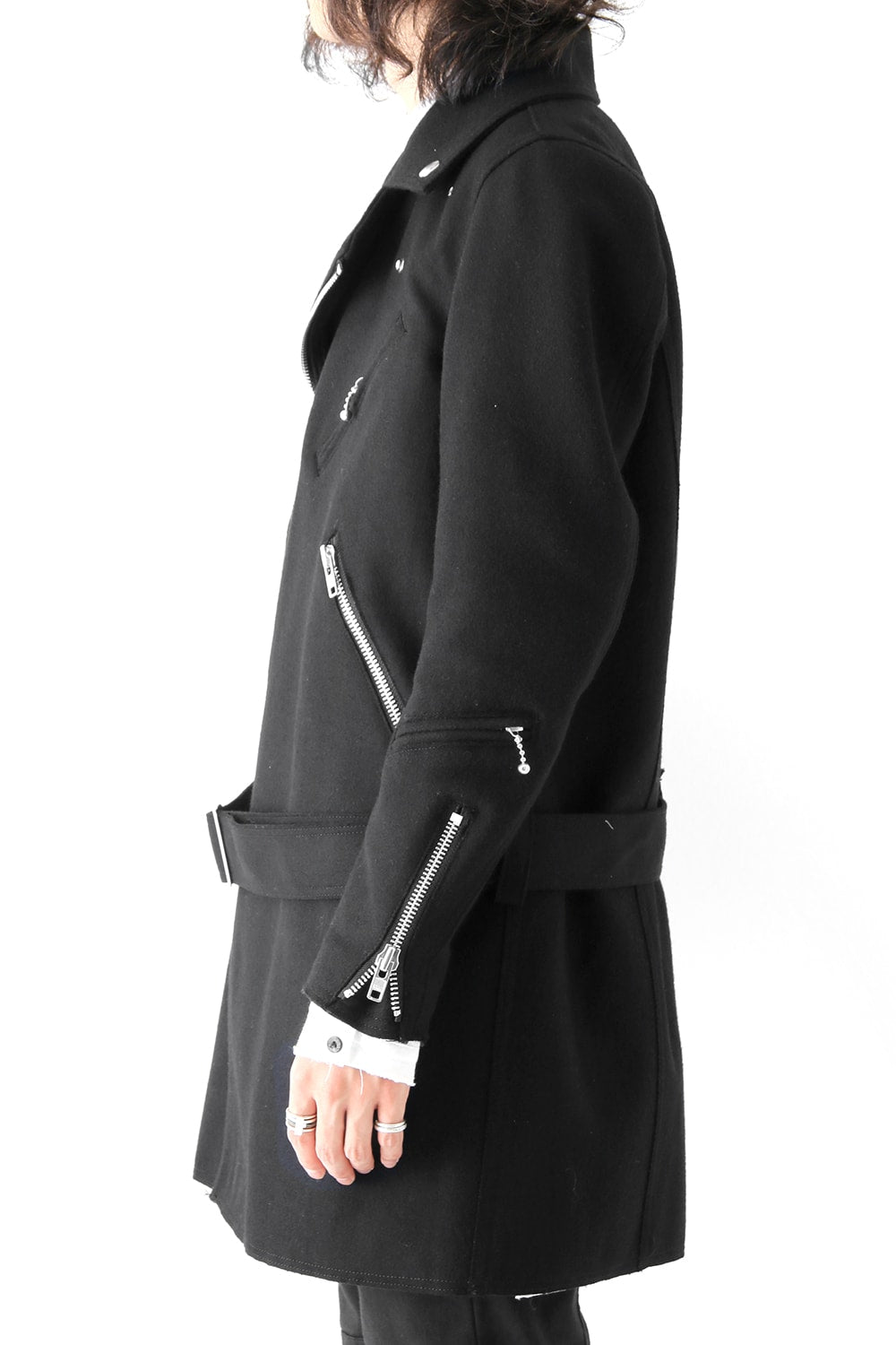 Needle Punch Melton Riders Coat