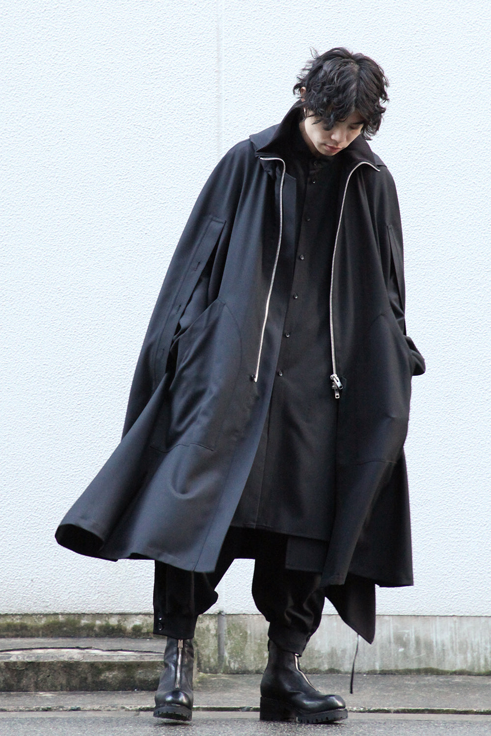 Hem rib line sarrouel pants