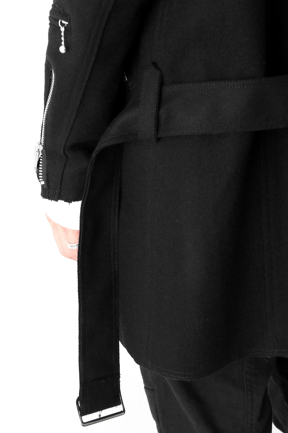 Needle Punch Melton Riders Coat