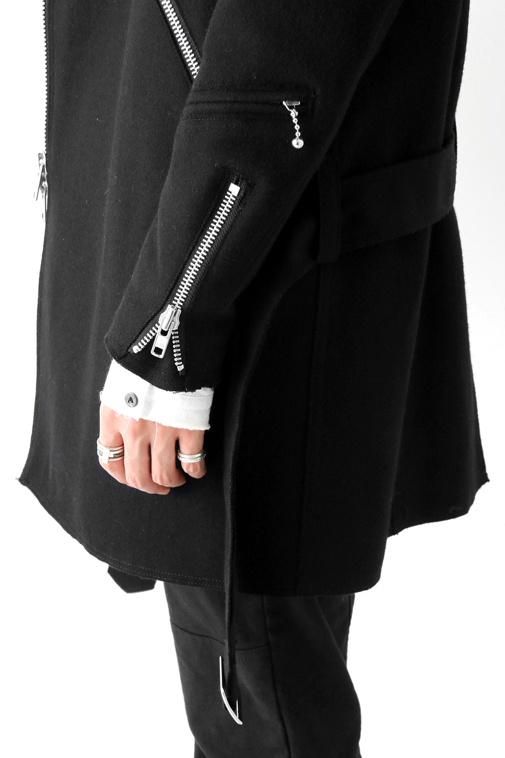 Needle Punch Melton Riders Coat