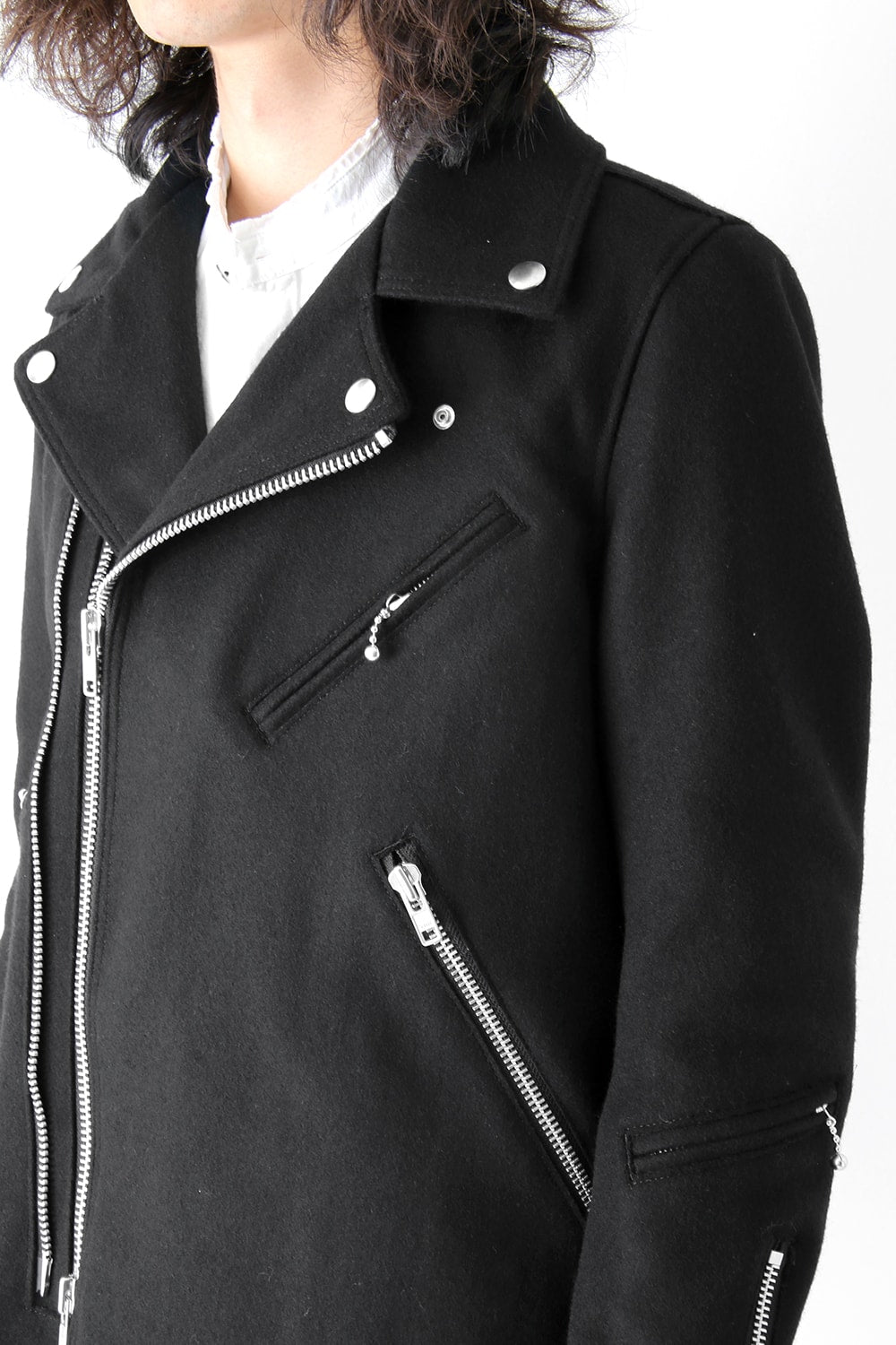 Needle Punch Melton Riders Coat