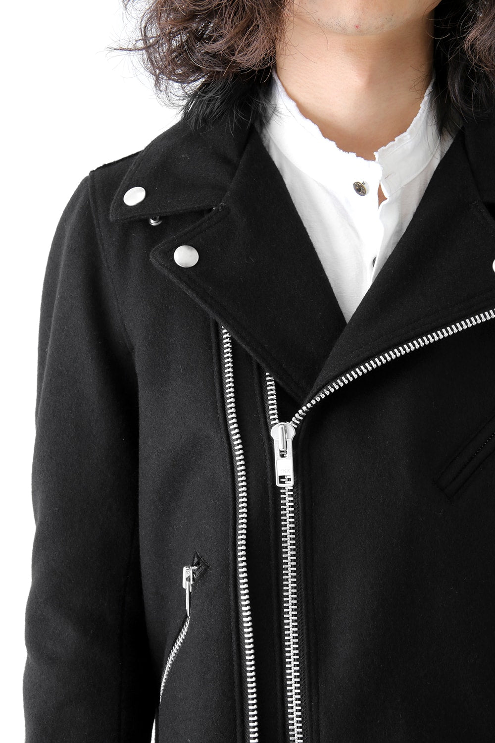 Needle Punch Melton Riders Coat