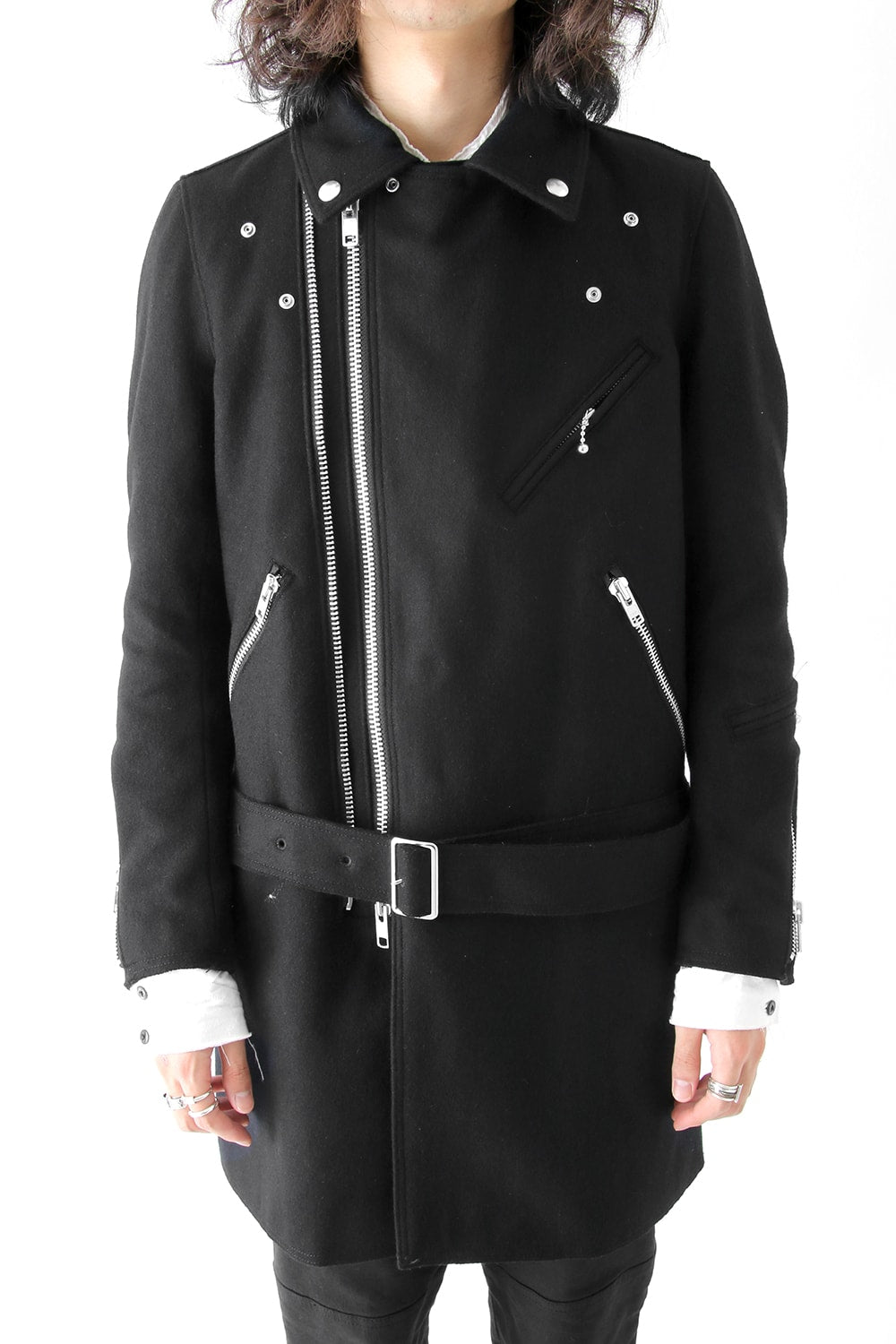 Needle Punch Melton Riders Coat