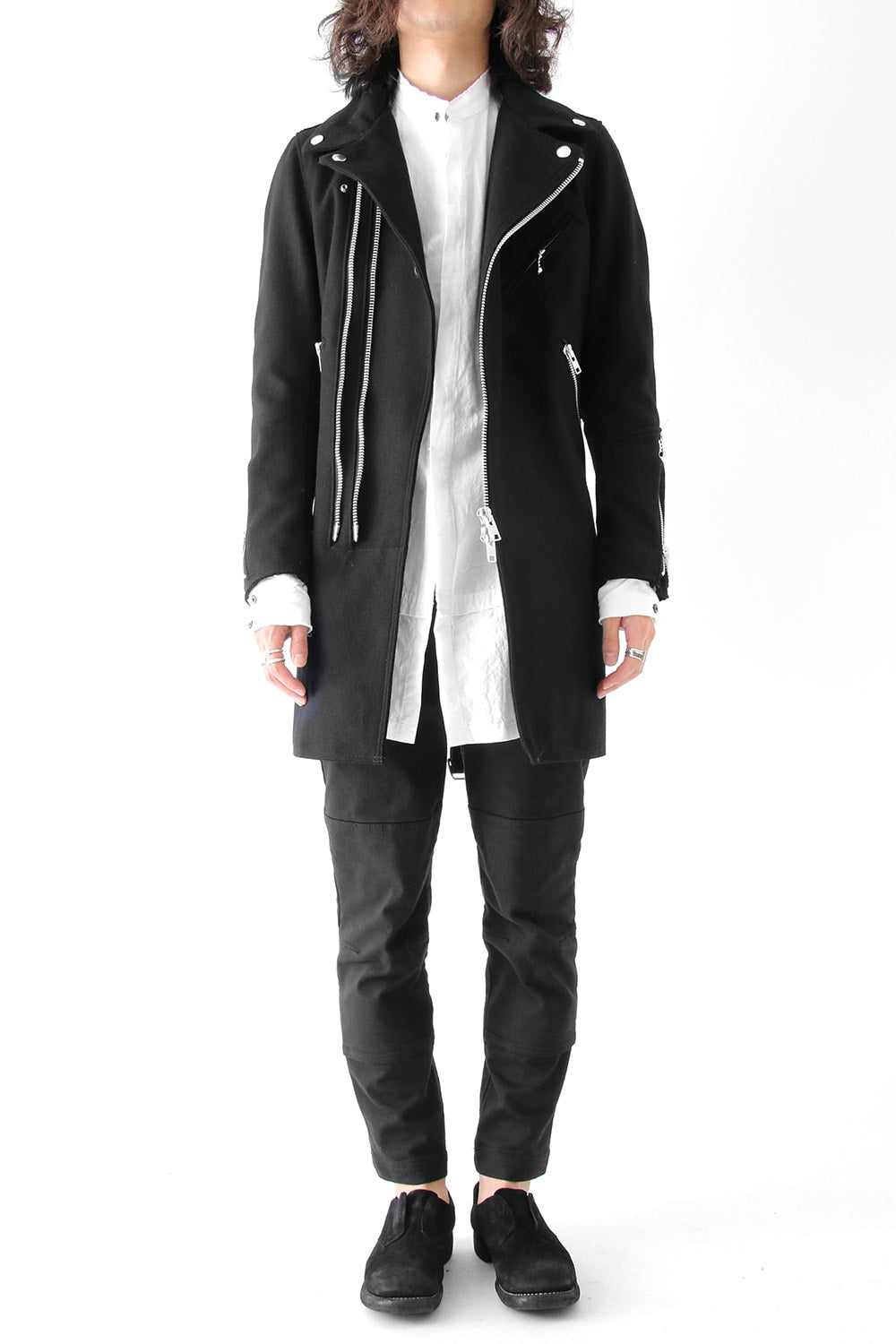 Needle Punch Melton Riders Coat