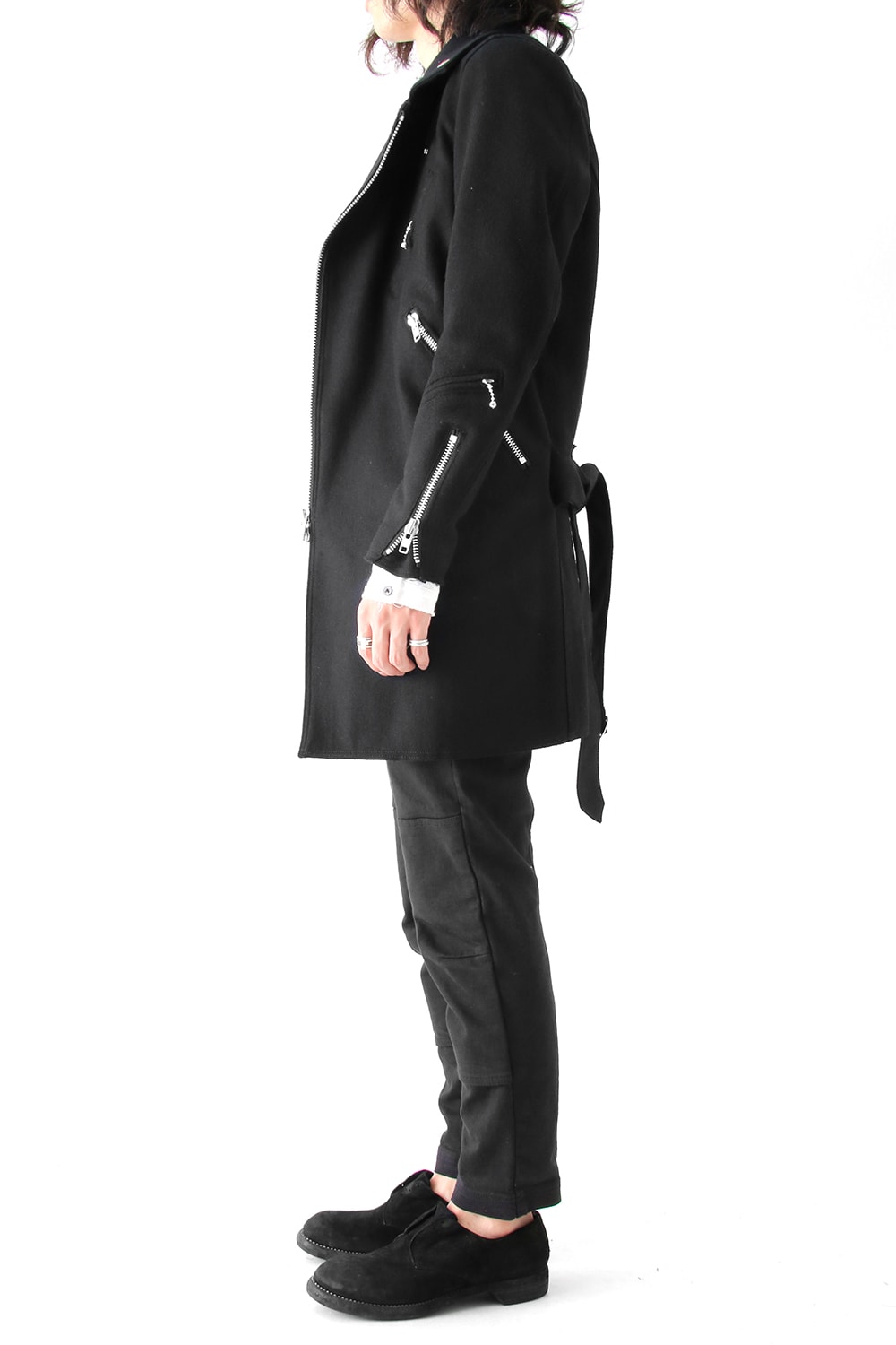 Needle Punch Melton Riders Coat