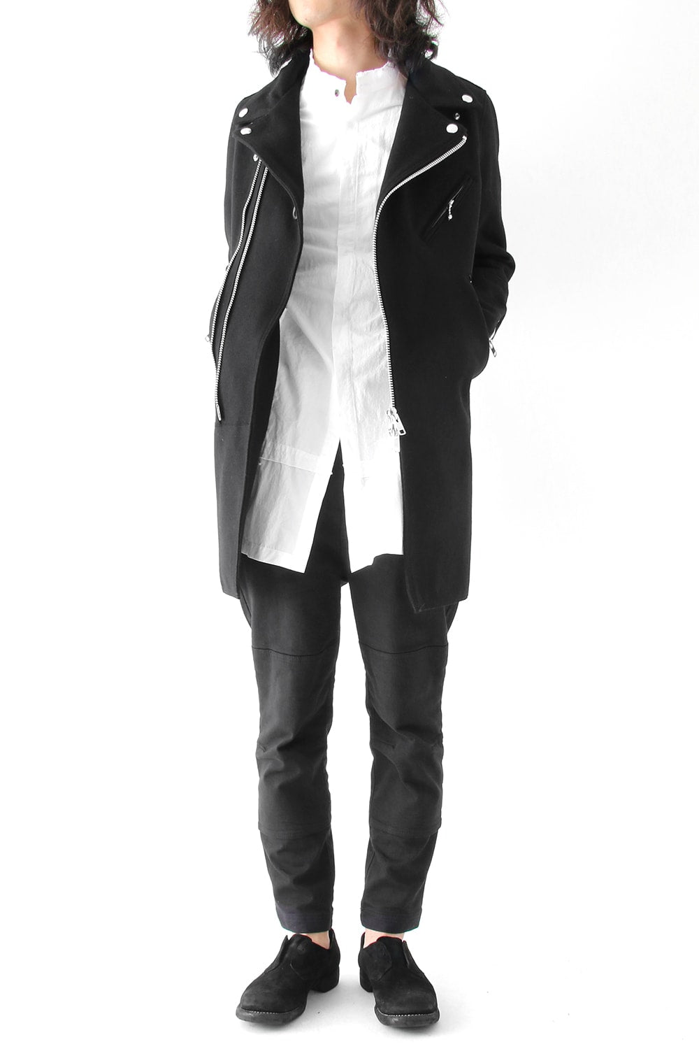 Needle Punch Melton Riders Coat