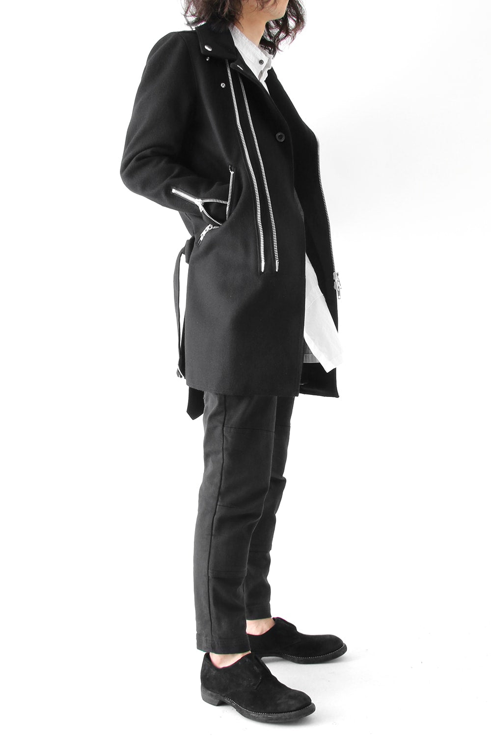 Needle Punch Melton Riders Coat