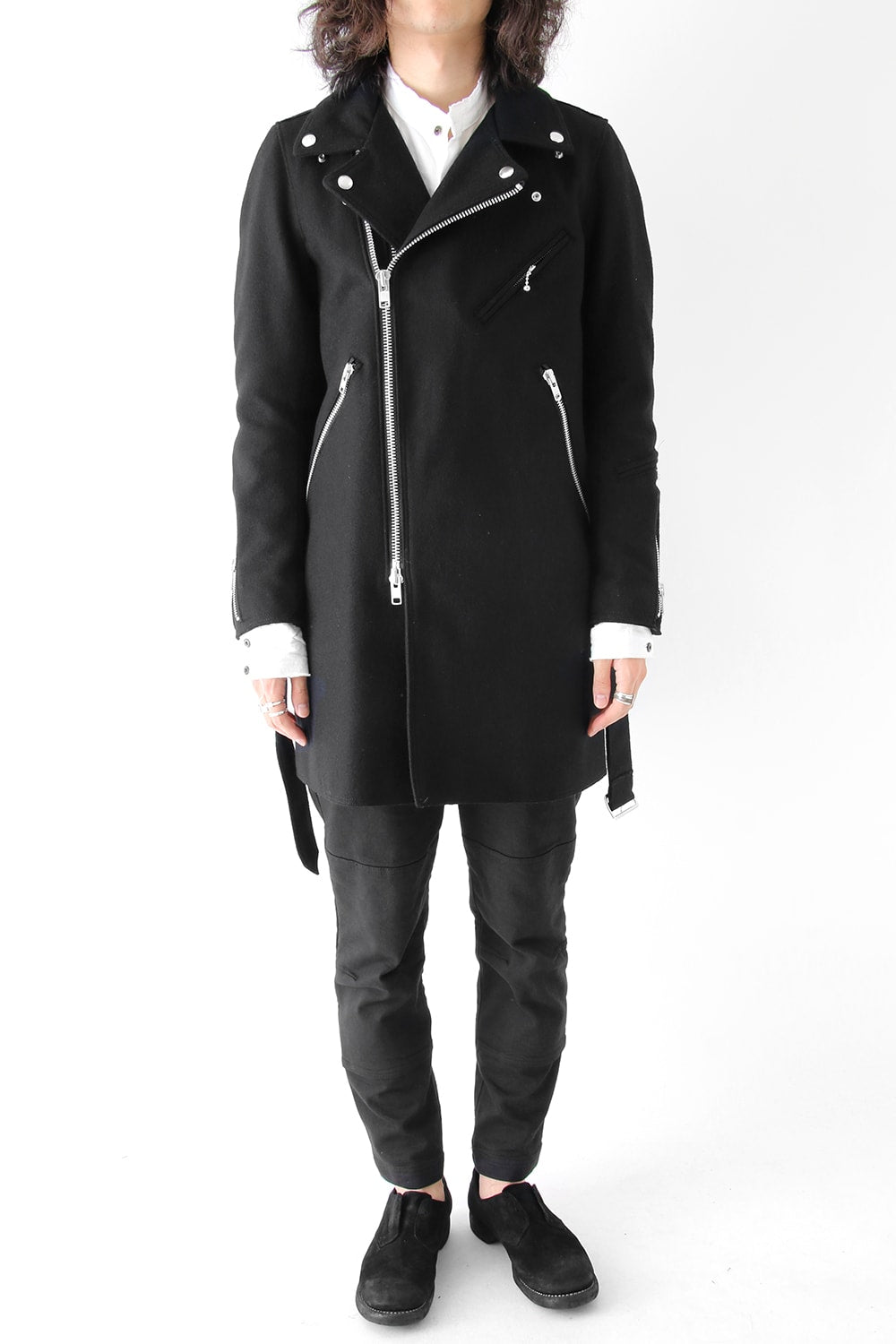 Needle Punch Melton Riders Coat