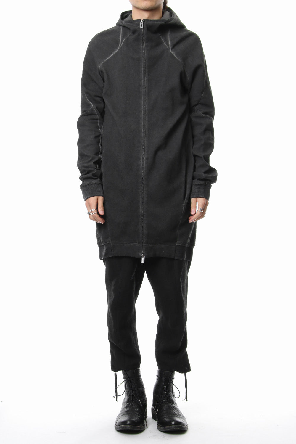 Medium Heavy jersey cold die long Parka - ST101-0029S