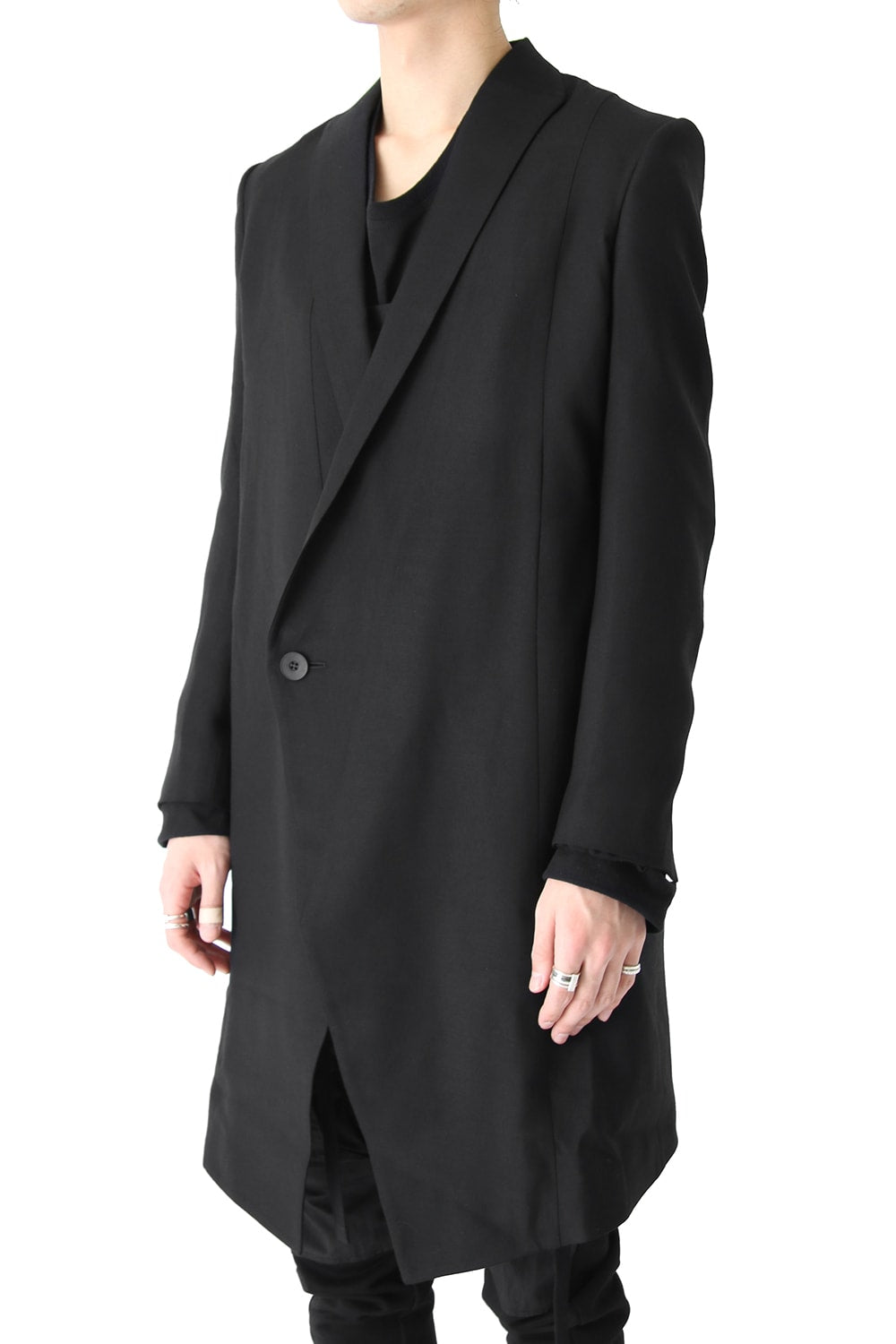 HARNESS LONG TAILORED JACKET - JULIUS