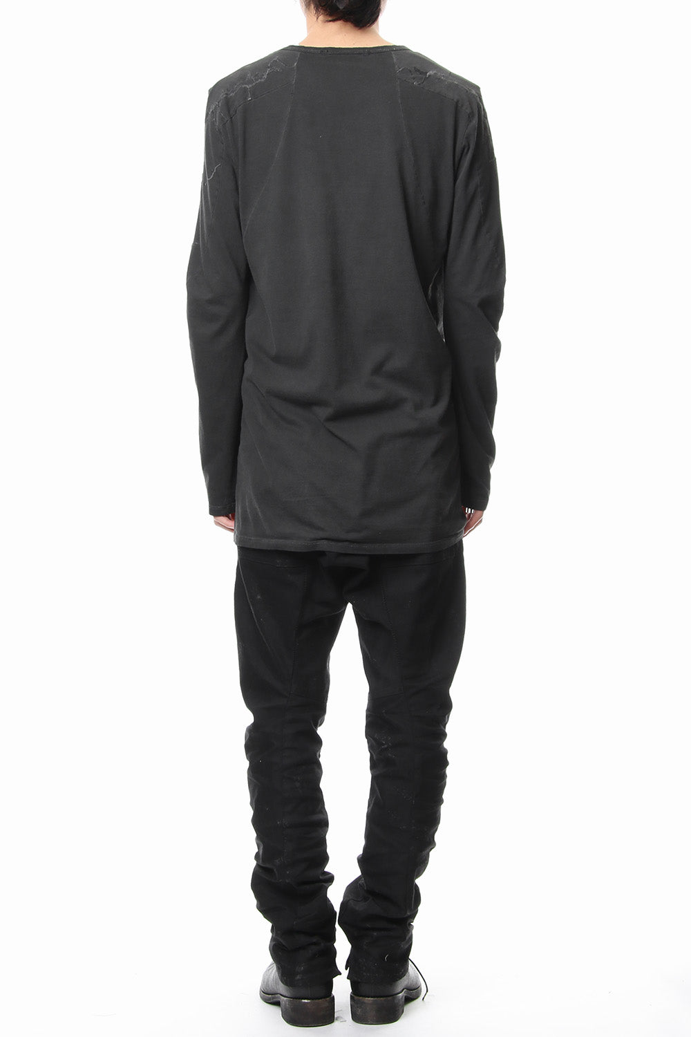 Flap bag drop crotch pants jog - ST107-0079S